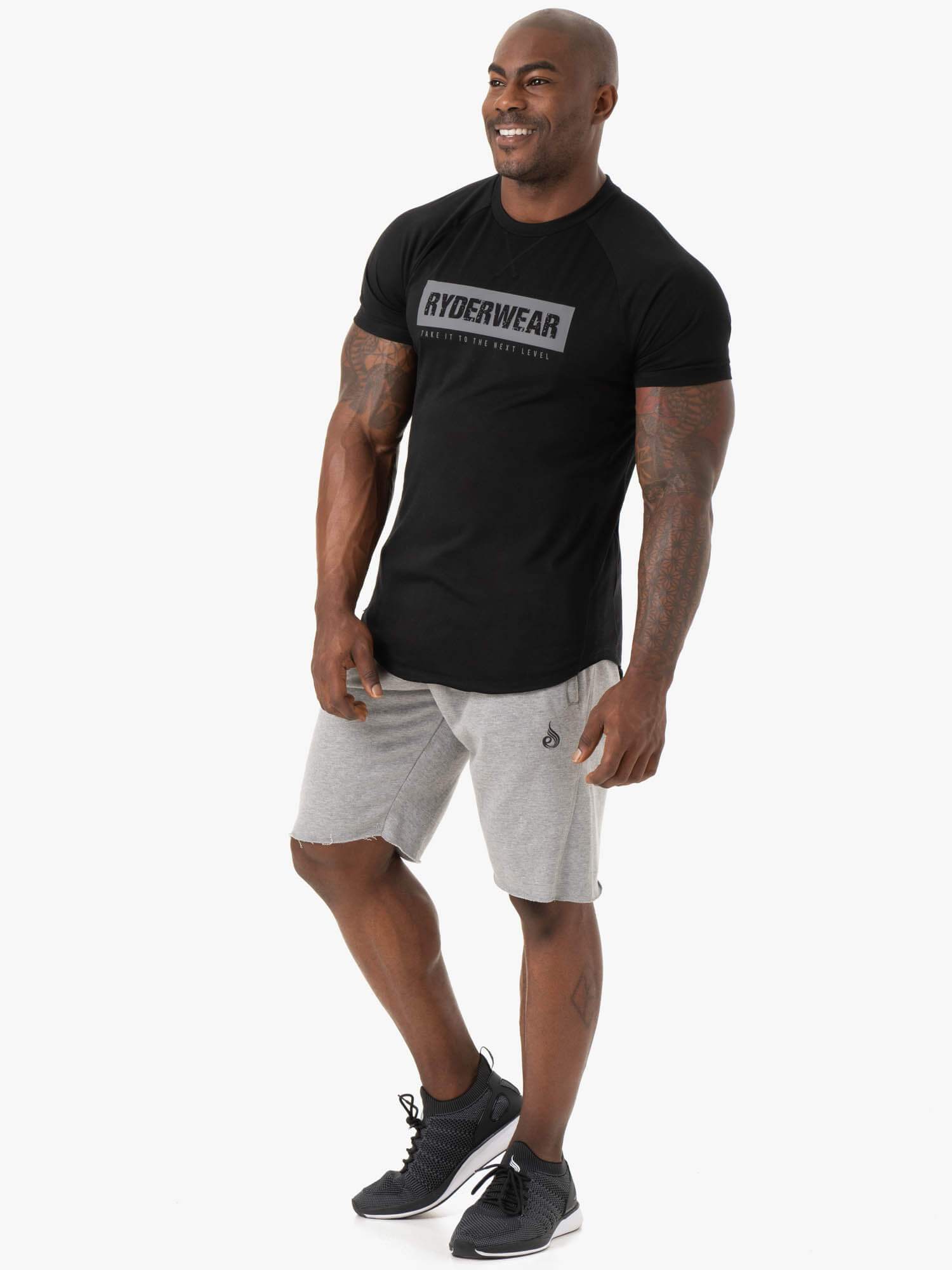 Men's Iron Track Shorts - Grey Marl | Comfortable Athletic Shorts for Running, Gym & Casual Wear