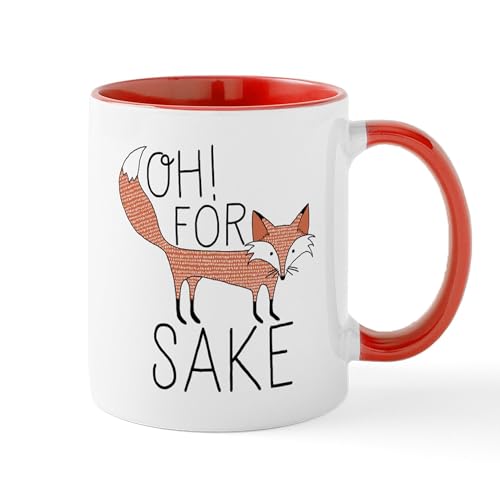White/Red Inside - Oh! For Fox Sake Mugs