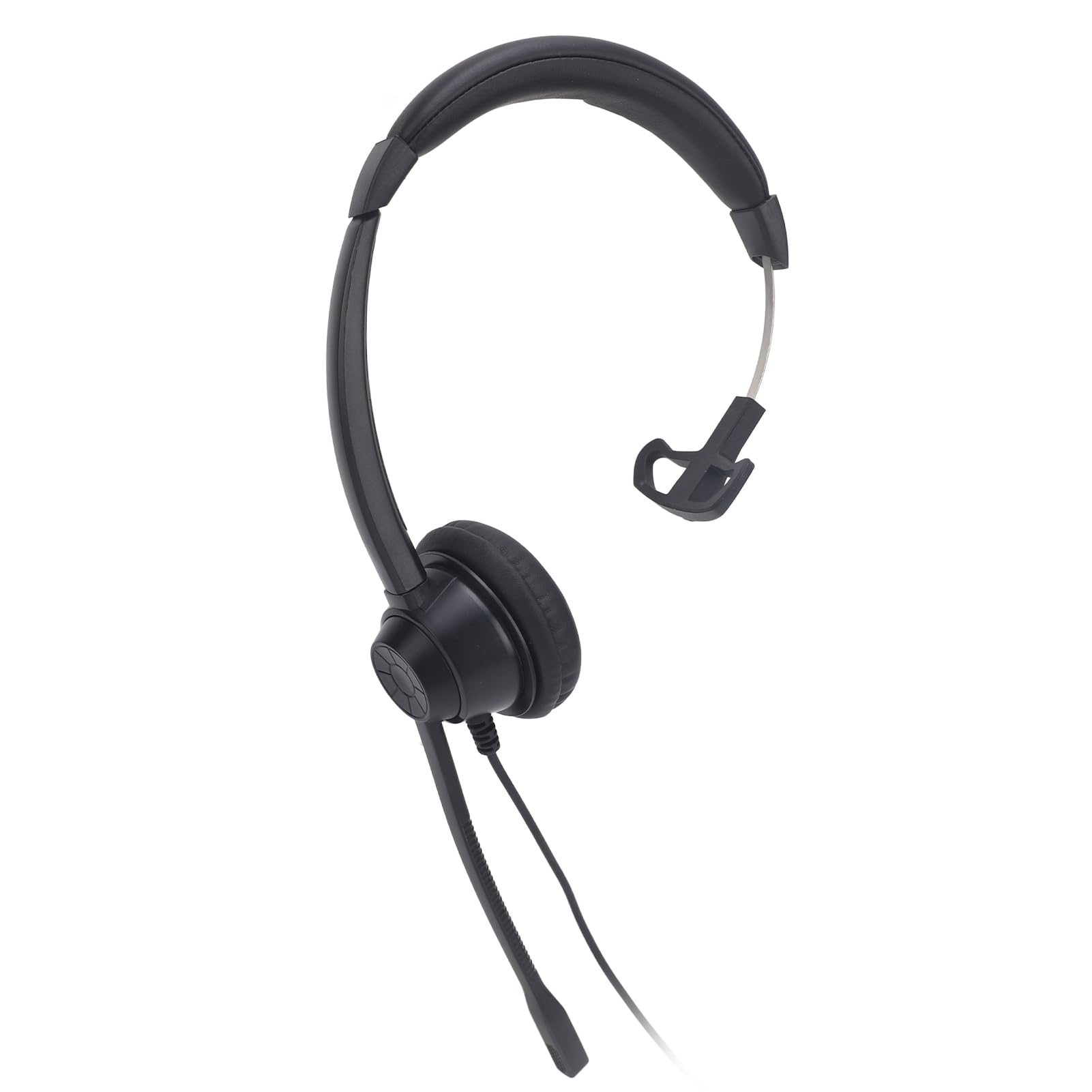 Professional Telephone Headset with Noise Canceling Microphone - 3.5mm/USB-C Compatible (Includes USB Adapter) for Call Centers, Customer Service & Remote Work