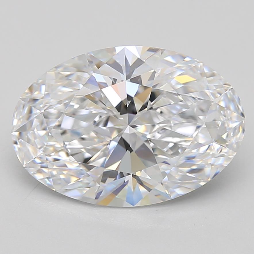 3.45 Carat Oval Lab Grown Diamond - GIA Certified, D Color, VVS1 Clarity | Eco-Friendly & Conflict-Free | Perfect for Engagement Rings & Anniversary Gifts