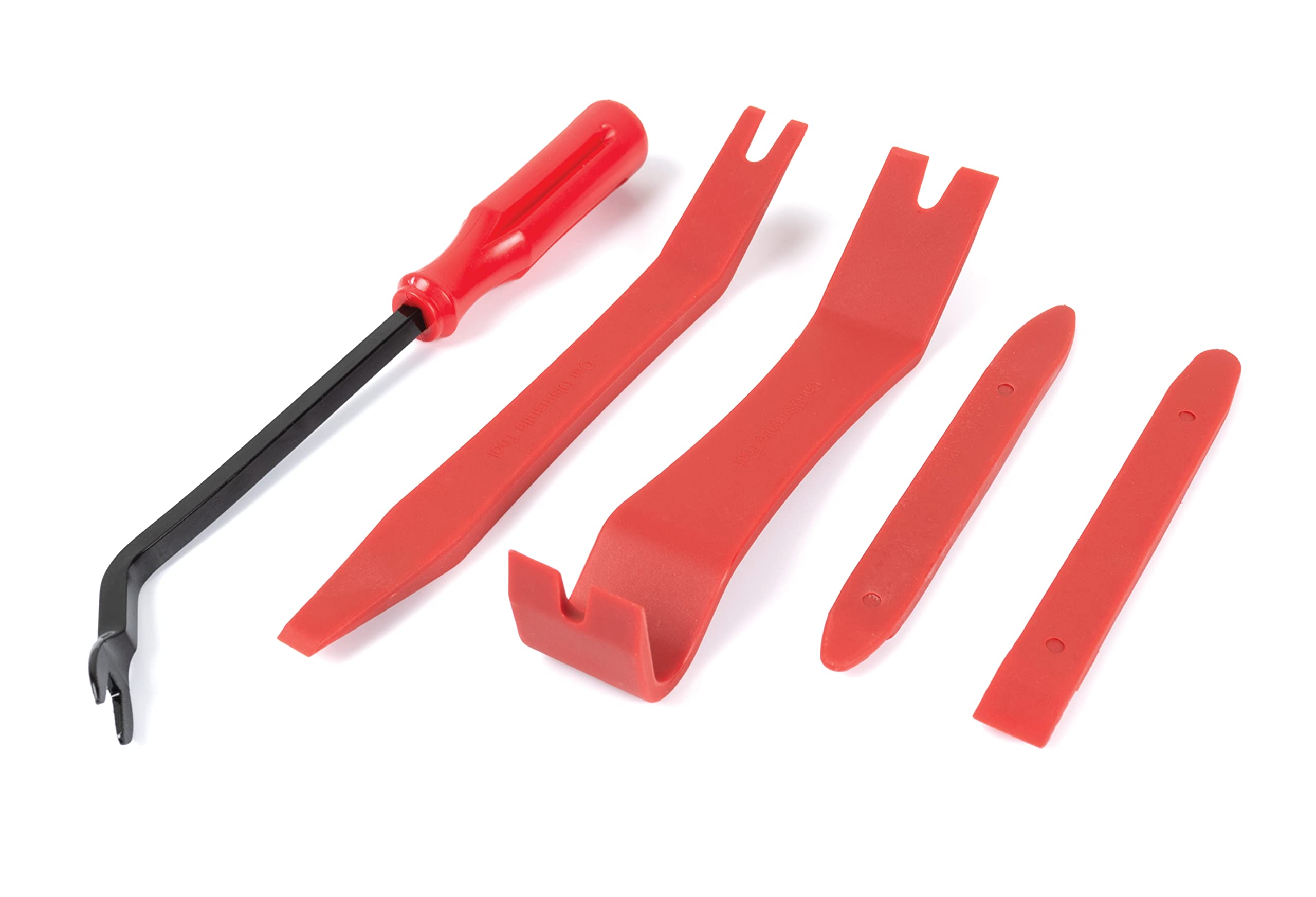 Titan 51596 5-Piece Deluxe Trim Tool Set - Professional Auto & Home Trim Removal Kit for Car Door Panels, Dashboards & Interior DIY Projects