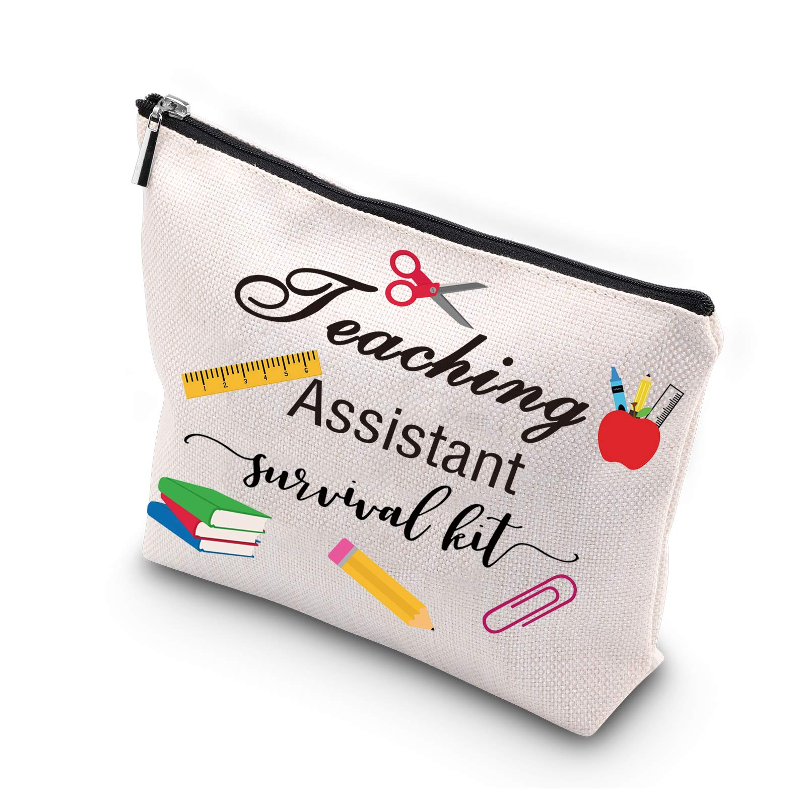 Teaching Assistant Survival Kit - Essential Teaching Aid, Travel & Toiletry Organizer, Makeup Pouch for Educators | Perfect for Classroom, Commuting & Travel