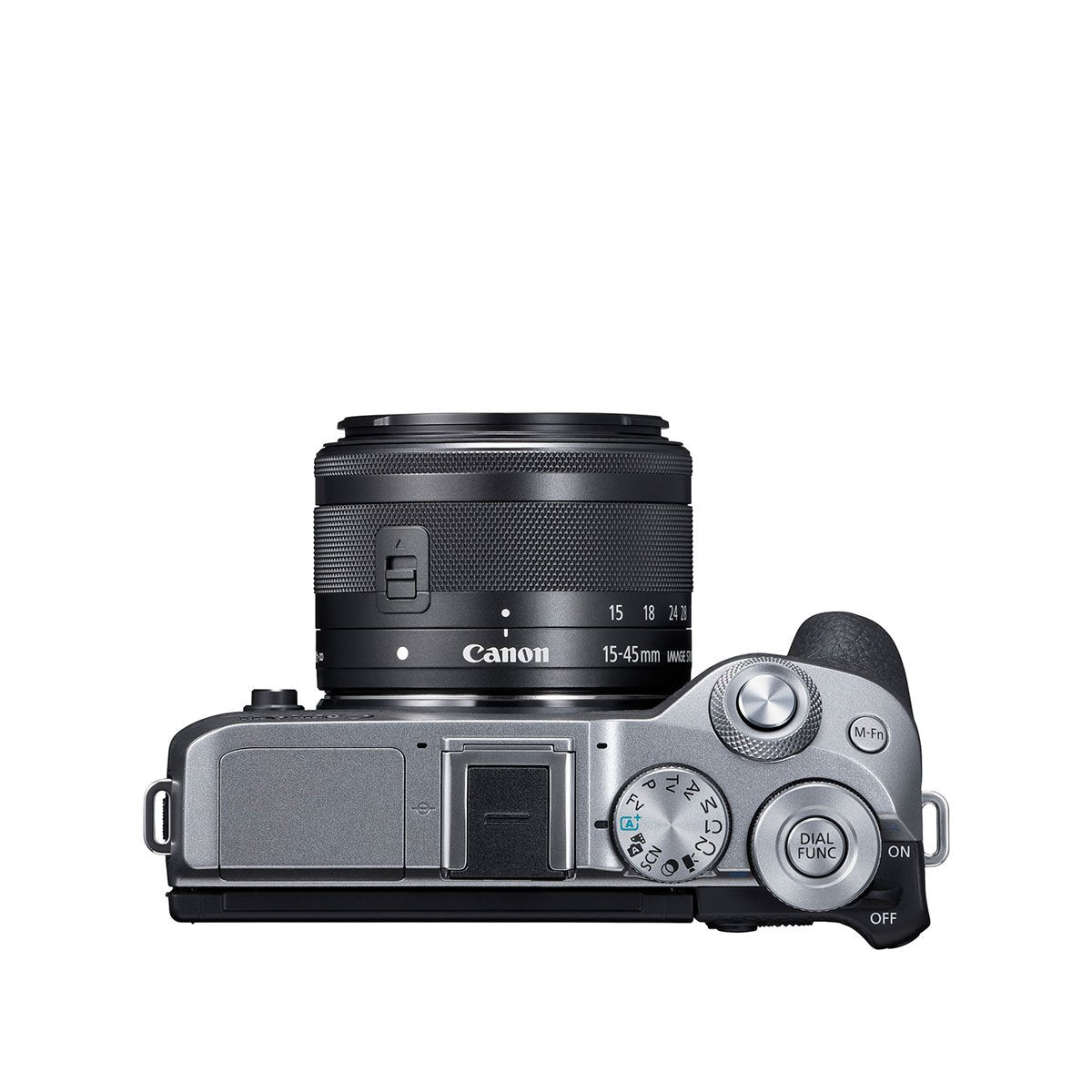 Canon EOS M6 Mark II Mirrorless Digital Camera with 15-45mm IS STM Lens Kit (Silver) - Perfect for Vlogging, Travel Photography & Content Creation
