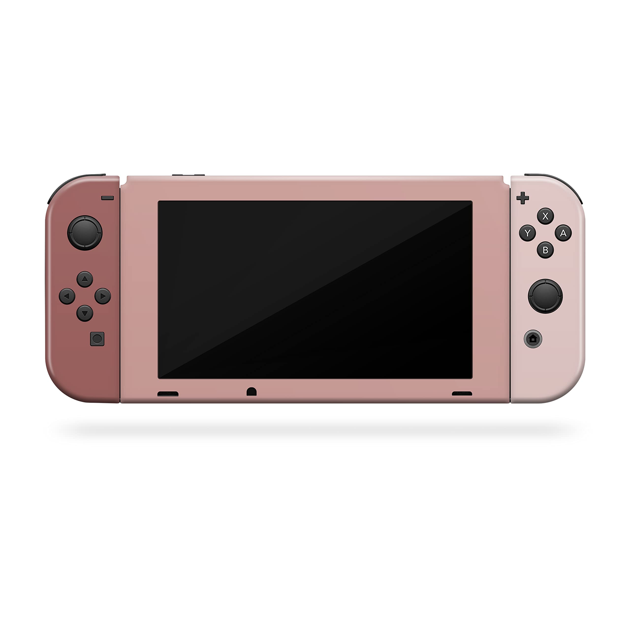 Retro Brown Color Block Vinyl Skin Wrap Cover for Nintendo Switch - Premium 3M Full Body Decal Sticker, Compatible with All Switch Models - Perfect for Gaming, Travel & Personalization
