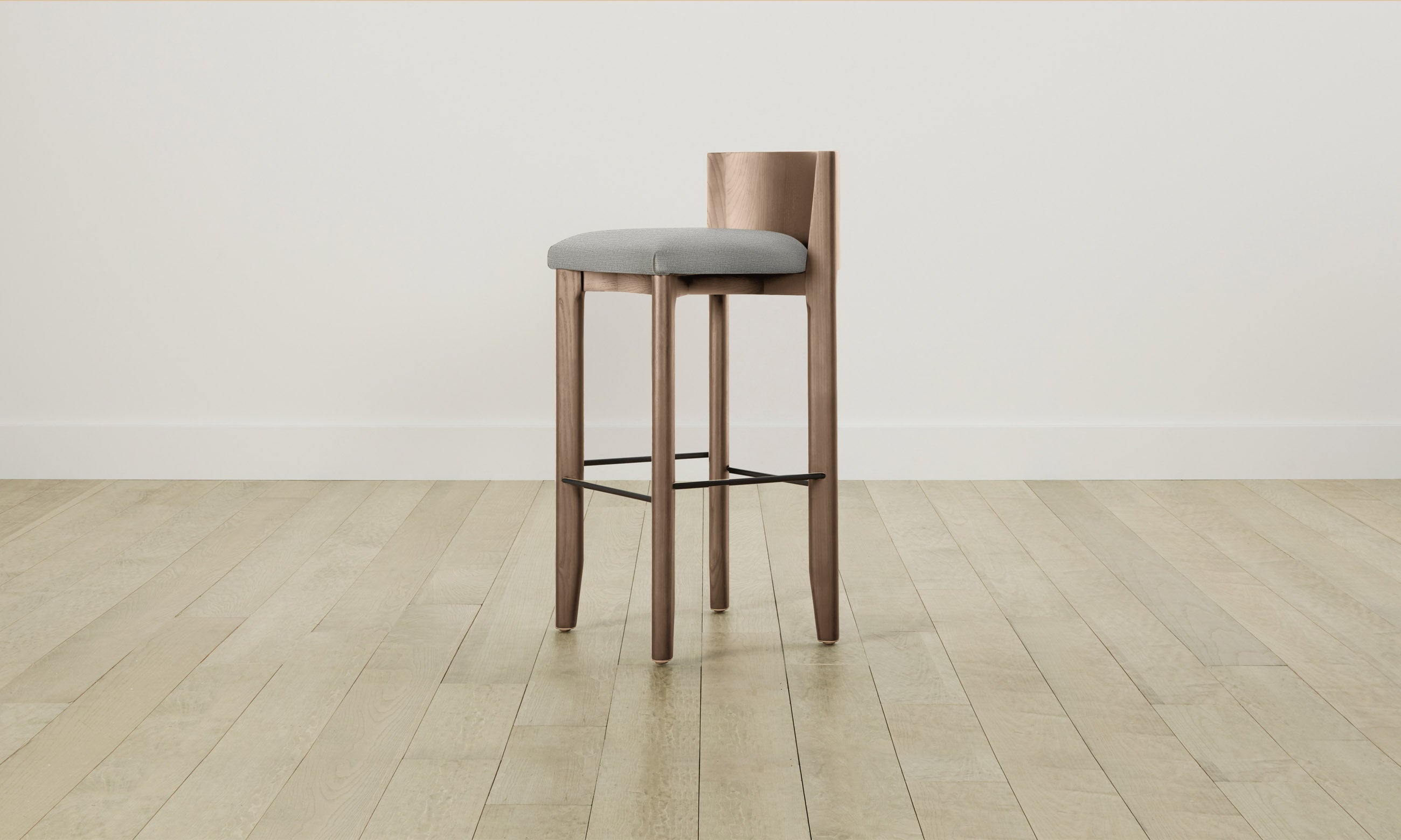 Premium Delancey Bar & Counter Stool - Performance Woven Chenille Fabric, Water-Resistant & Durable - Perfect for Kitchen Islands, Home Bars & Modern Dining Areas