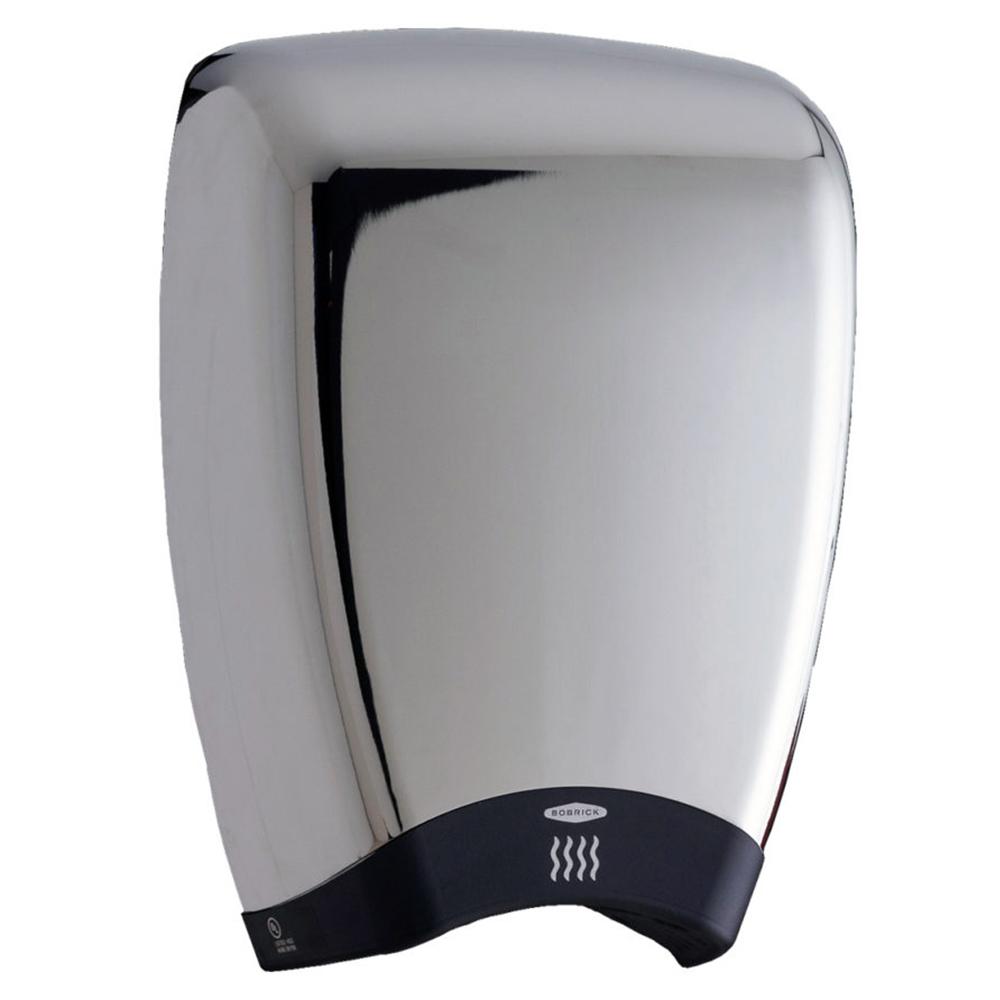 Bobrick B7180 115V TerraDry Quiet Hand Dryer - Surface Mounted Commercial Restroom Hand Dryer for High Traffic Areas | Energy Efficient & ADA Compliant | Perfect for Airports, Schools, and Office Buildings