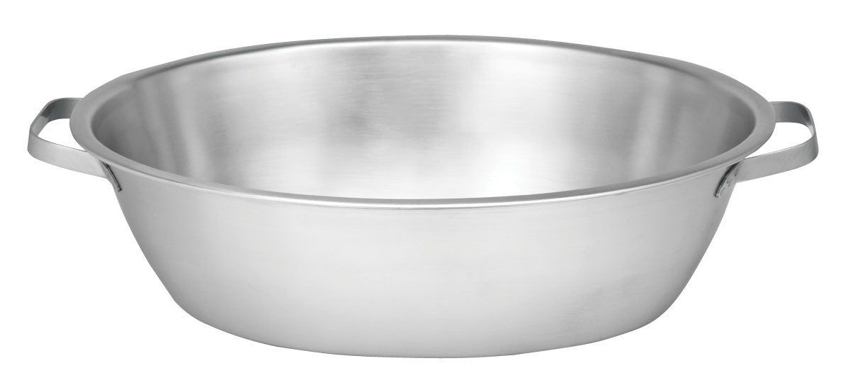 Premium Stainless Steel Foot Soaking Basin with Handles - 9L Capacity for Spa, Pedicure & Relaxation at Home