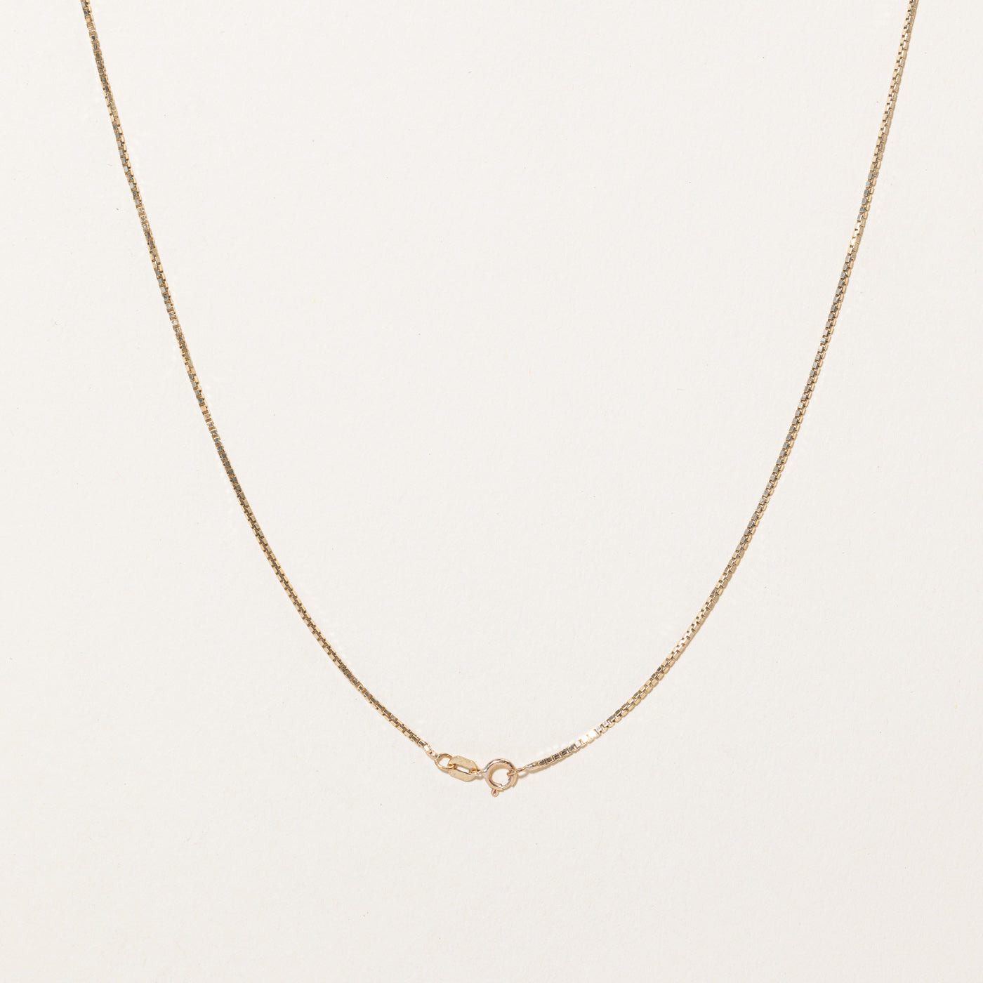 10K Yellow Gold Box Link Chain Necklace for Women - 20 Inch Durable & Hypoallergenic Jewelry - Perfect for Everyday Wear, Gifts & Special Occasions
