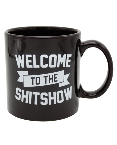 Funny Attitude Coffee Mug - Welcome to the Shit Show Ceramic Cup for Office Humor, Gifts & Sarcastic Jokes - Perfect for Coffee Lovers & Coworkers