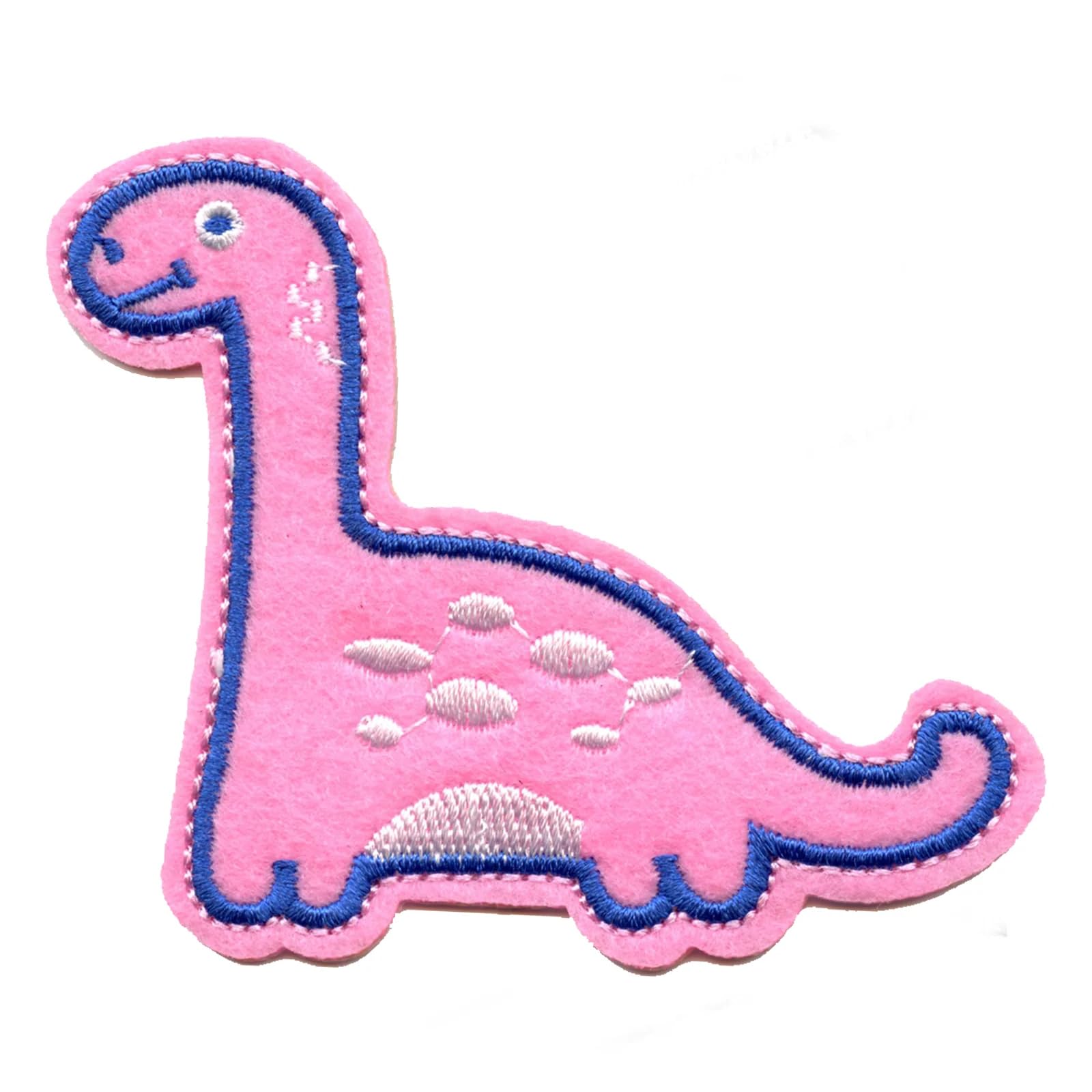Cute Brontosaurus Dinosaur Patch - Jurassic Animal Embroidered Iron On for DIY Clothing, Backpacks & Costumes | Dinosaur Lover Gift & Sewing Craft Supplies