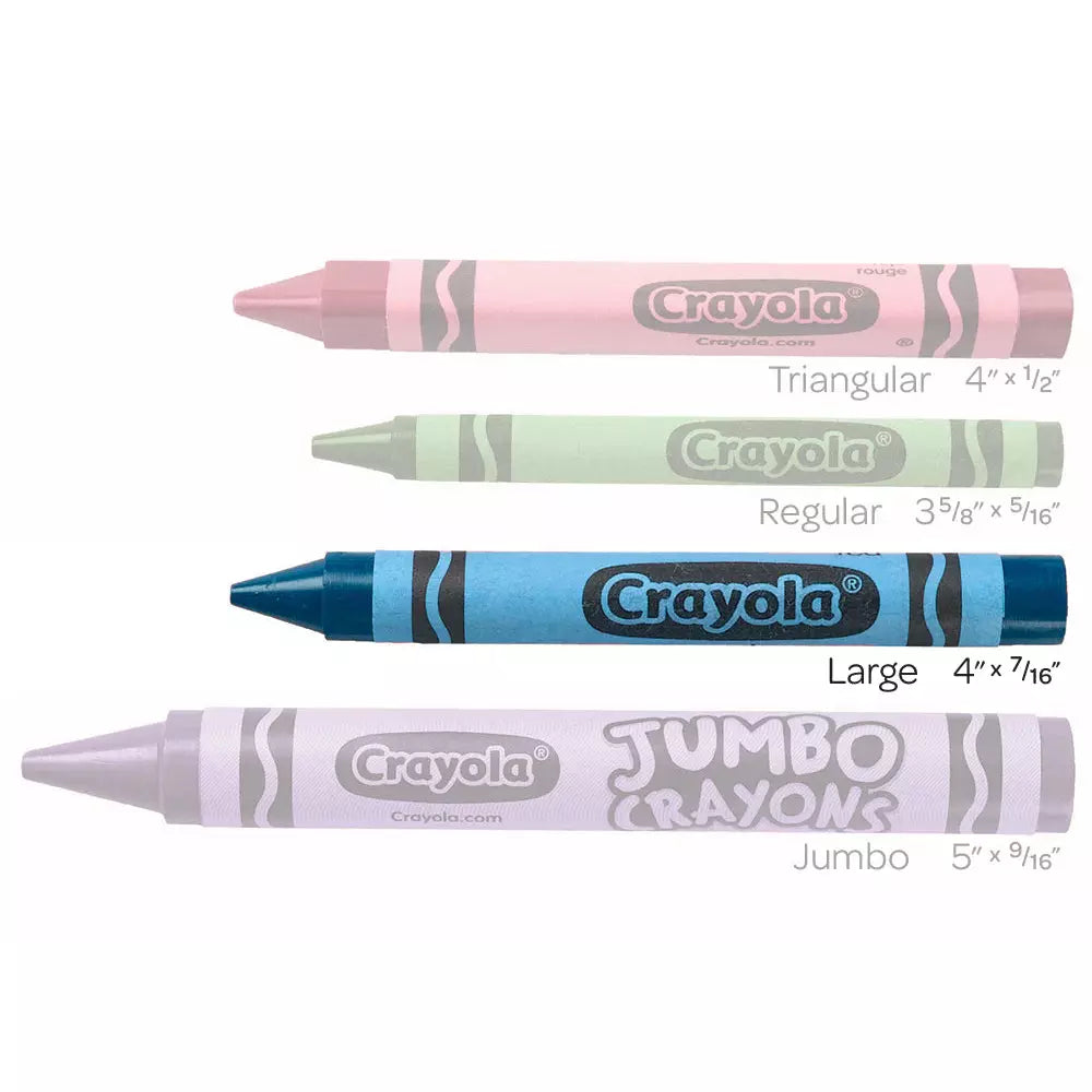 Crayola Large Washable Crayons - 16 Count Non-Toxic Crayons for Kids - Perfect for Art Projects, Classroom & Home School Activities