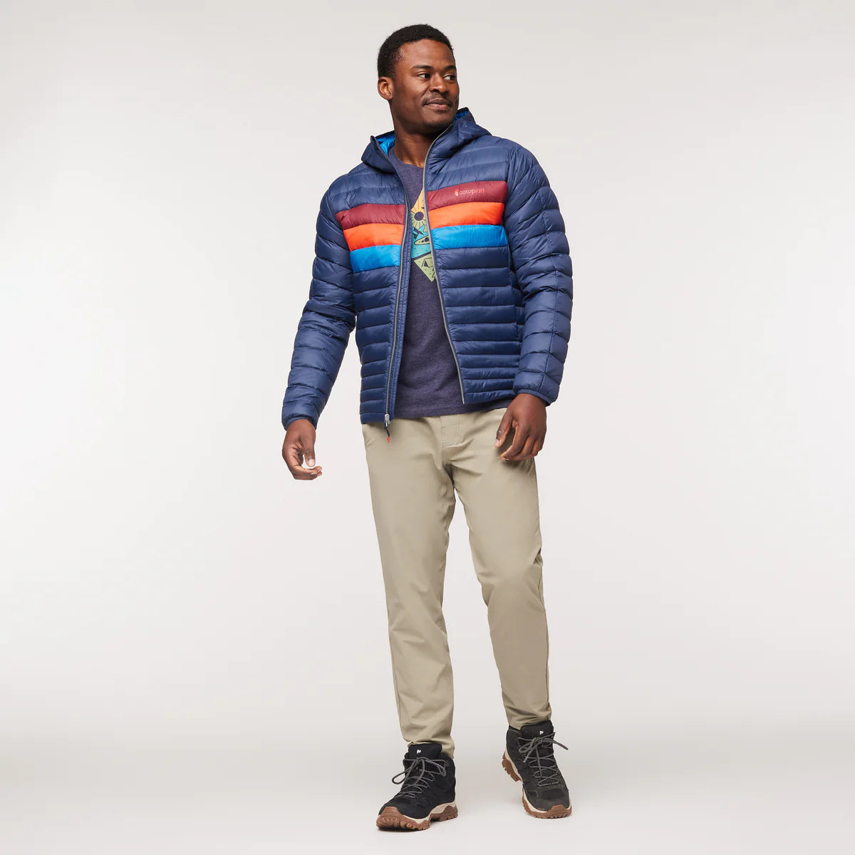 Cotopaxi Fuego Down Hooded Jacket for Men - Lightweight Water-Resistant Winter Coat with 800-Fill Power (2024 Edition) | Perfect for Hiking, Camping & Outdoor Adventures