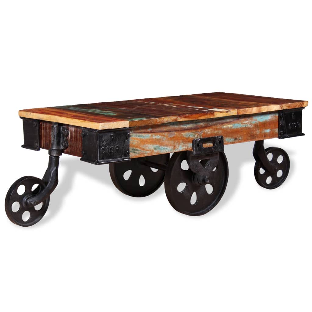 CHARMMA Reclaimed Wood Coffee Table 35.4