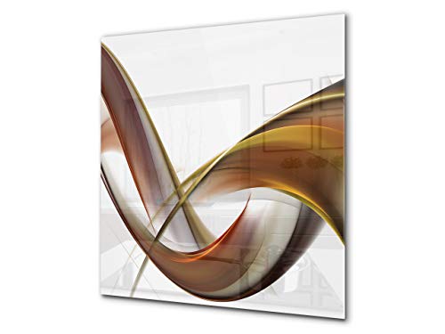 Abstraction Wave Brown 2