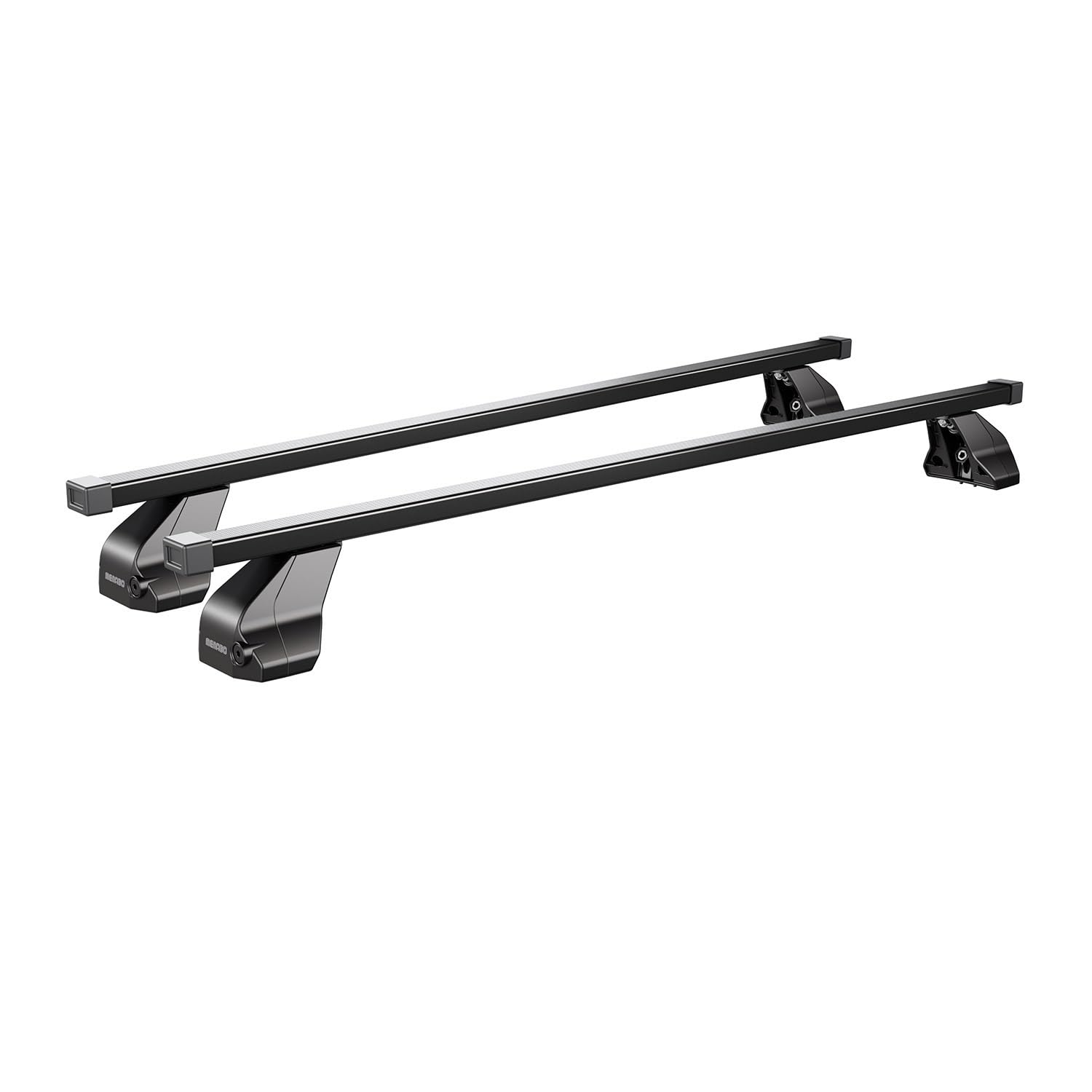 OMAC Steel Black Fix Point Roof Racks for Mercedes E Class W213 Sedan (2017-2023) - Durable Car Top Cargo Carrier for Road Trips & Outdoor Adventures