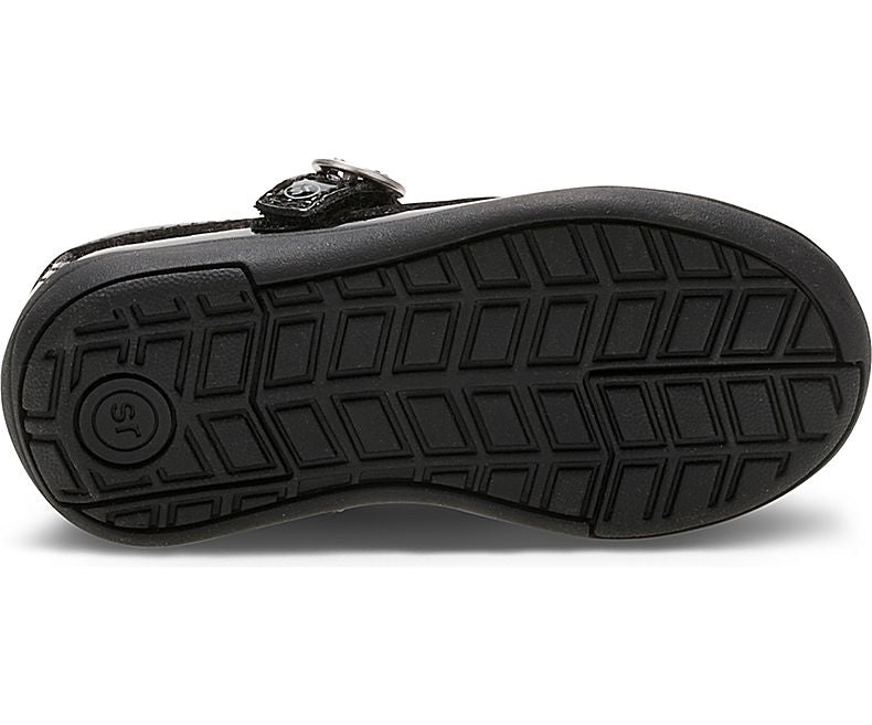 Stride Rite Black Patent Leather Brielle Dress Shoes for Girls - Perfect for School, Parties & Special Occasions