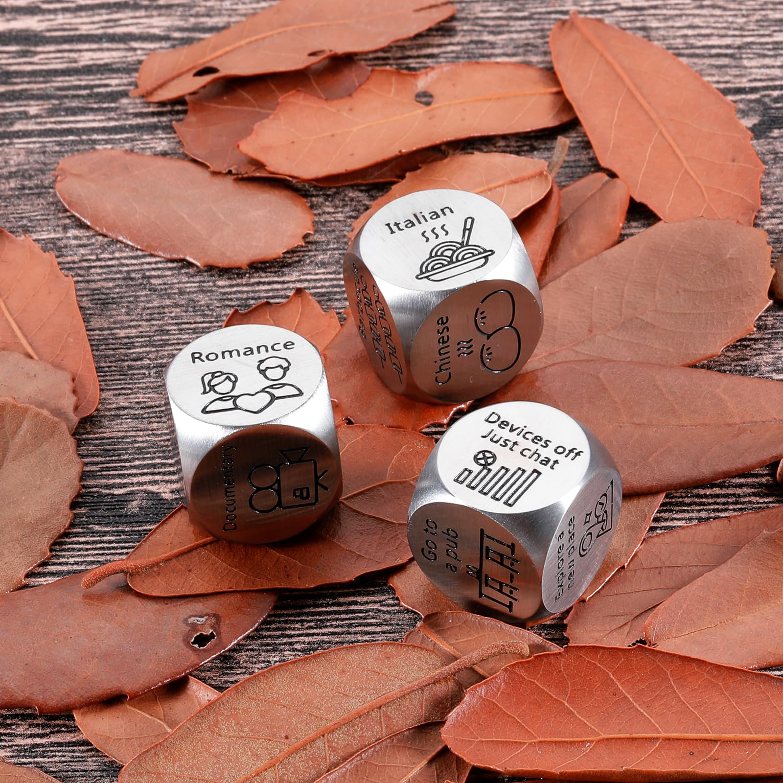 Fun Adult Stocking Stuffers & Couples Gifts - Naughty Dice Game for Date Night, Anniversary, Birthday, Valentine's Wedding (Him/Her, Boyfriend/Girlfriend, Husband/Wife) - Perfect for Romantic Evenings & Spicing Up Relationships
