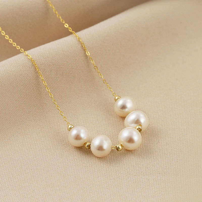 Elegant Freshwater Pearl Choker Necklace for Women | Classic White Pearl Jewelry Gift for Brides, Party & Special Occasions | A8286