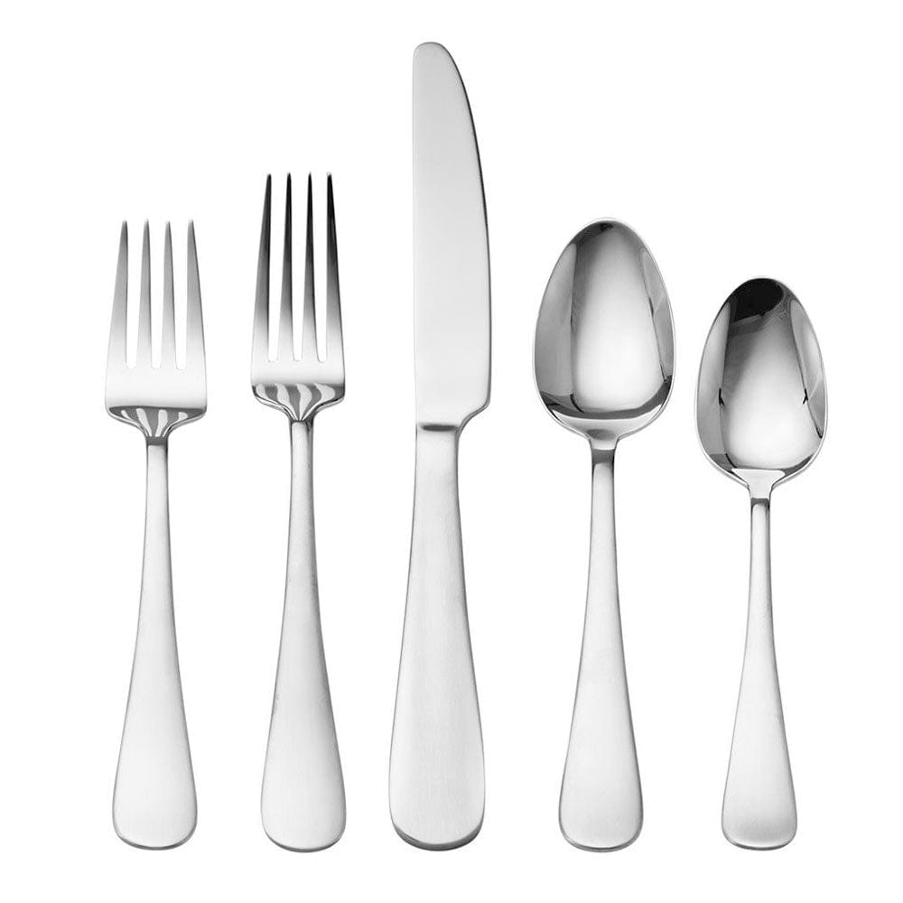 Symmetry 20-Piece Stainless Steel Flatware Set - Service for 4 - Elegant Silverware for Dining, Kitchen & Entertaining - Perfect for Dinner Parties, Weddings & Everyday Use
