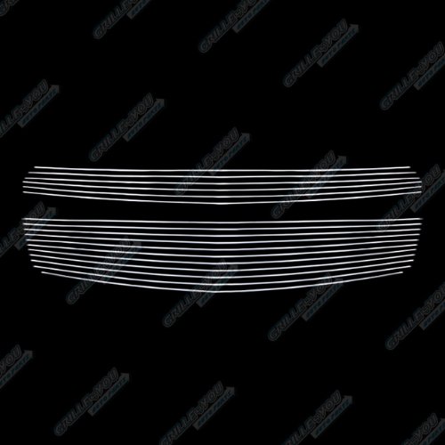 APS Compatible with Chevy Equinox 2010-2015 Stainless Steel Chrome Billet Front Grille Insert C66738A - Upgrade Your Vehicle's Style for a Sleek and Modern Look
