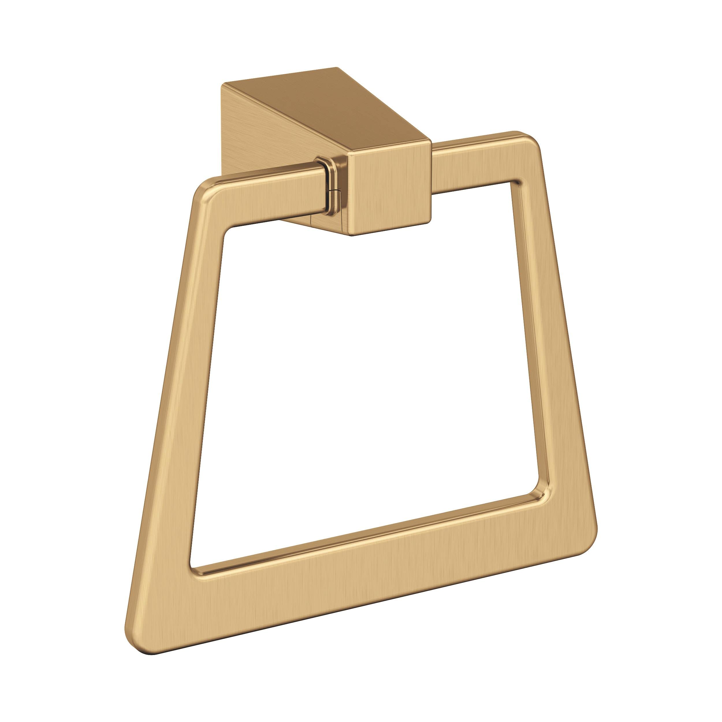Amerock Champagne Bronze Blackrock 5-Piece Bathroom Accessories Set - Elegant Towel Bar, Robe Hook, Toilet Paper Holder & More for Modern Bathroom Decor