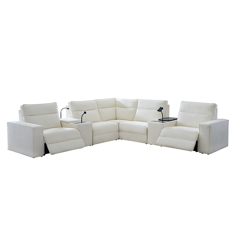 4508 Chenille Fabric White