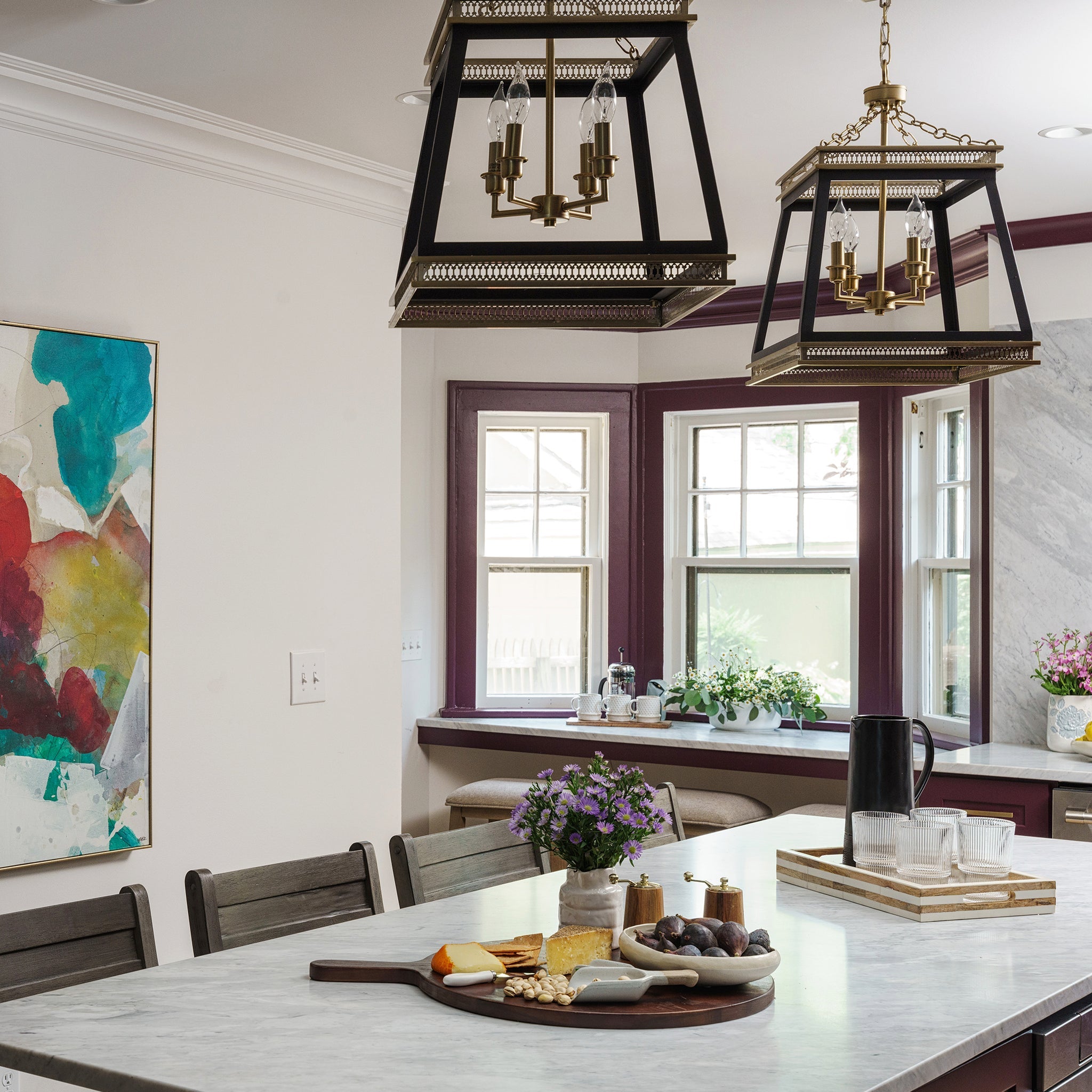 Cyan Design 10906 Gerard Pendant Light in Aged Brass - Farmhouse Style Ceiling Fixture for Kitchen, Dining Room, or Entryway