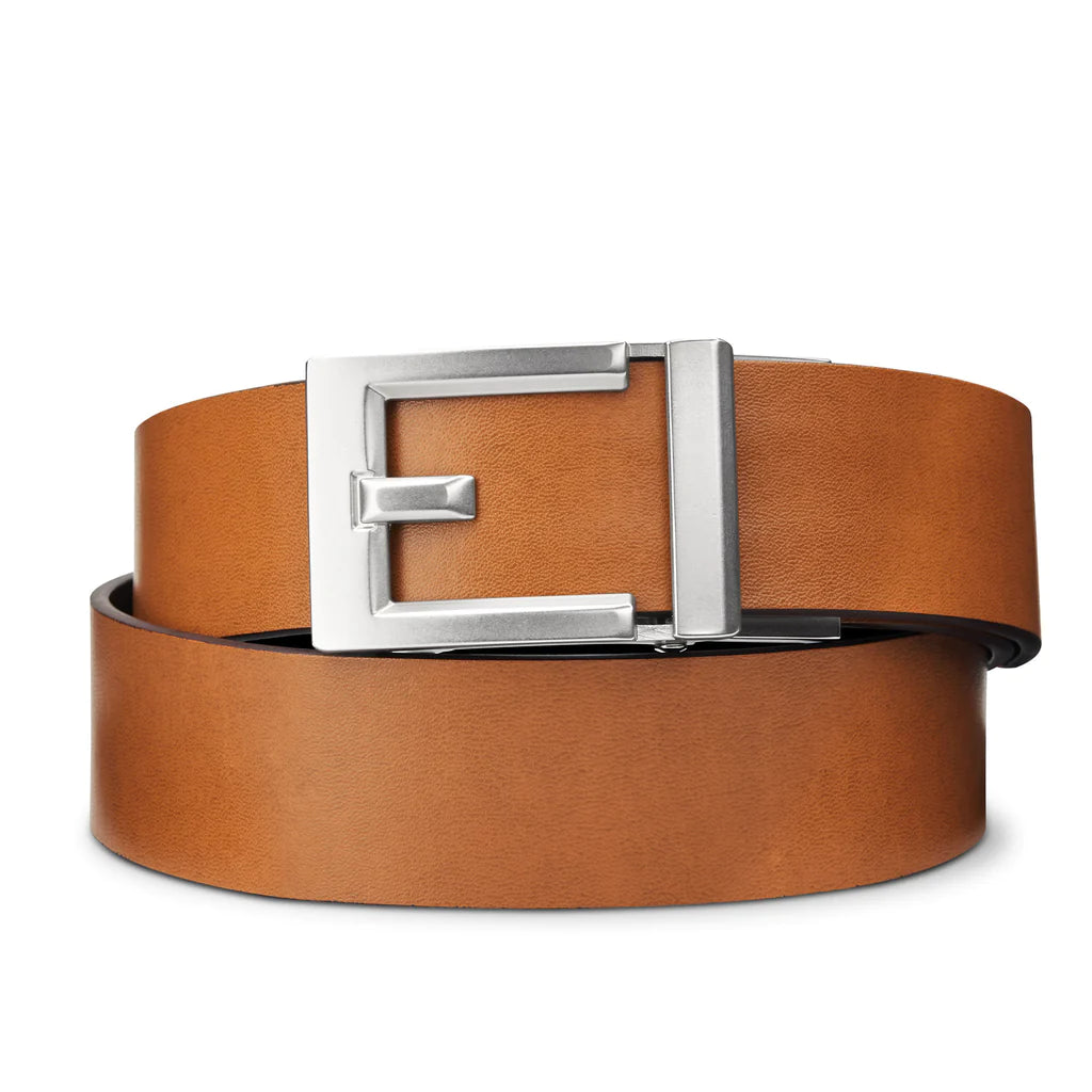 EXPRESS NICKEL BUCKLE | CLASSIC LEATHER BELT 1.37
