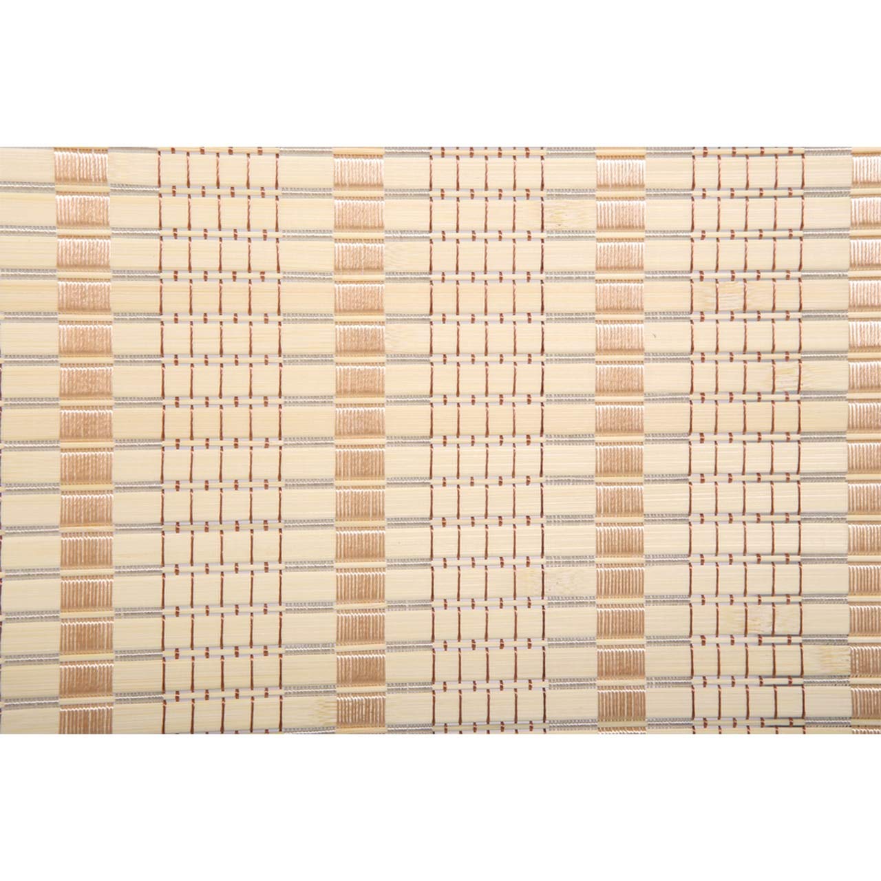 Legacy Decor 4 Panel Natural Wood & Bamboo Woven Room Divider Screen - Privacy Partition for Bedroom, Living Room, Office & Studio Decor