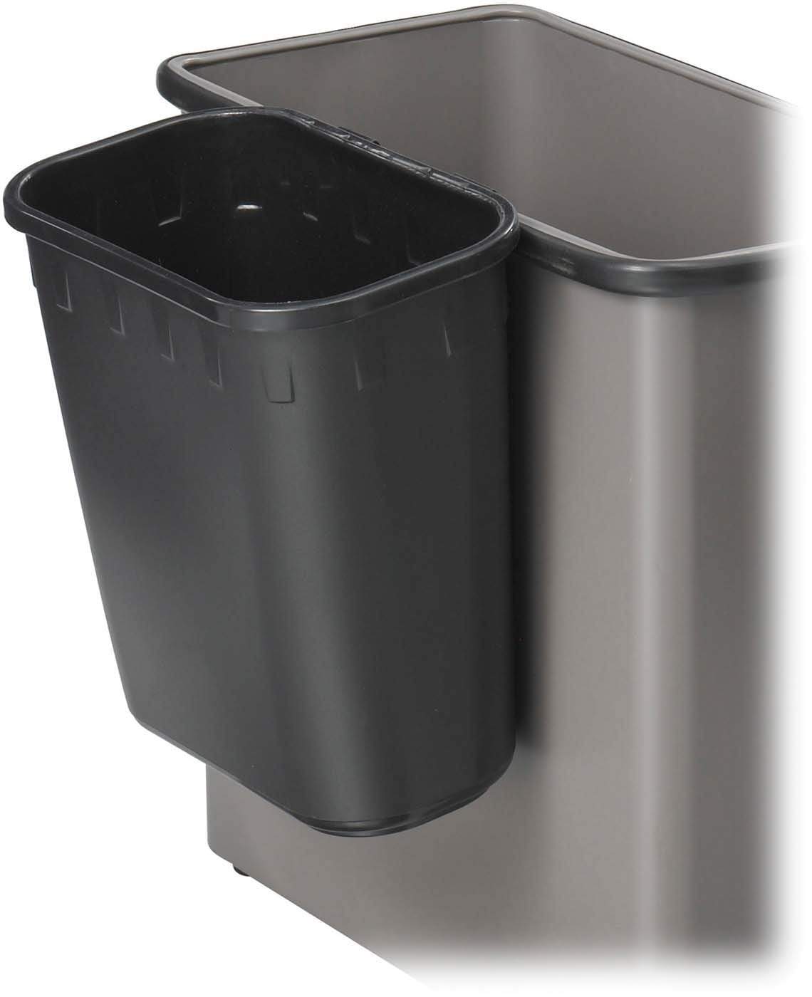 12-Pack 2 Gallon Black Paper Pitch Recycling Trash Cans [2944BL] - Perfect for Offices, Schools & Eco-Friendly Waste Disposal