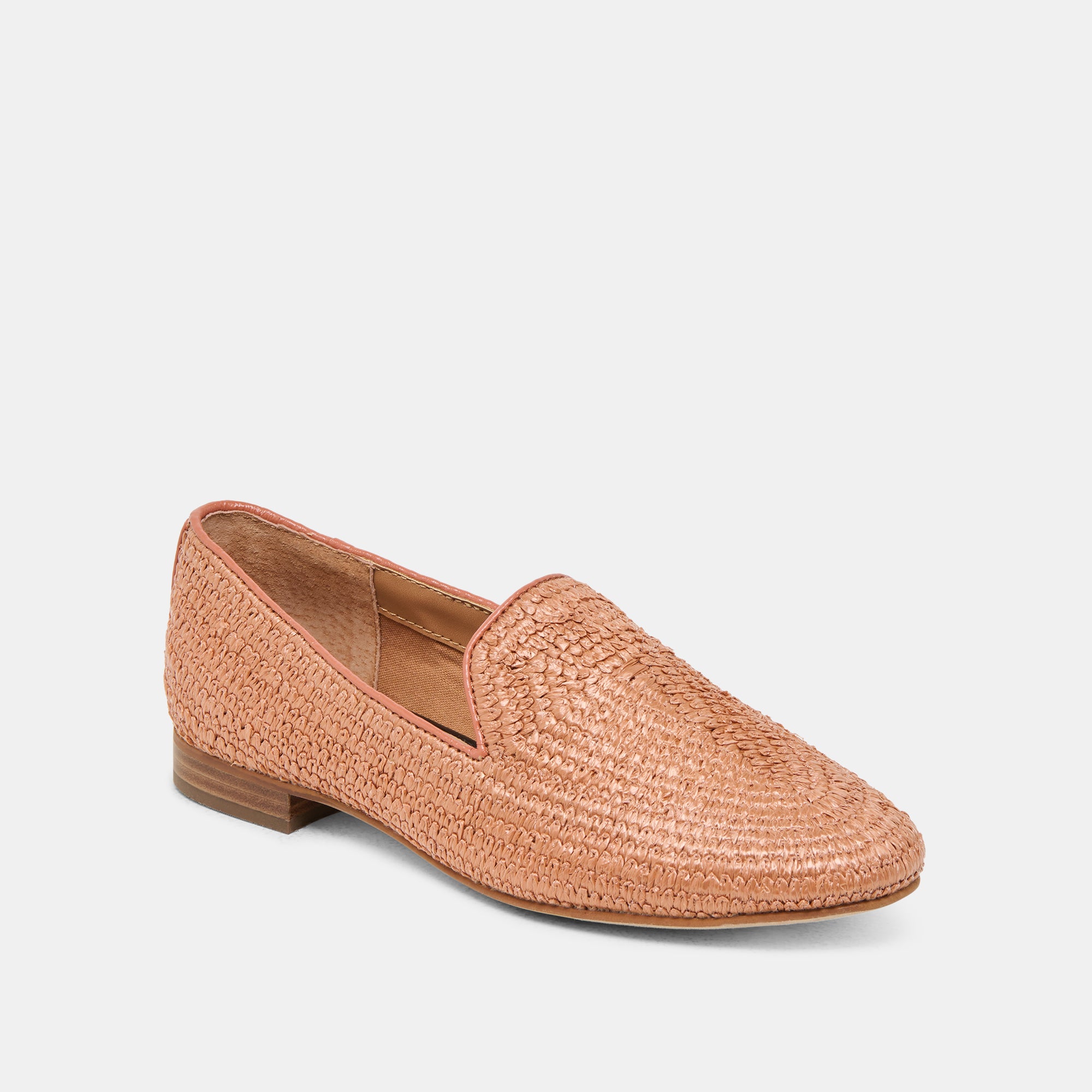 BAYLEN FLATS MAPLE WOVEN RAFFIA WOMEN'S SANDALS - Comfortable Summer Beach Shoes for Women, Casual Outdoor Walking, Vacation & Travel Footwear