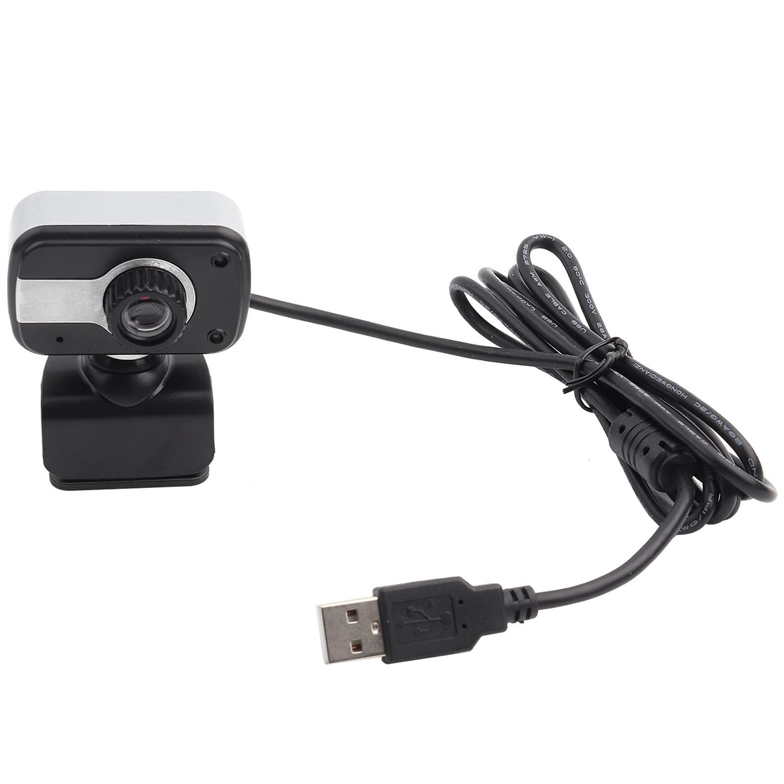 HSPEMO 360 Degree USB Webcam with Built-in Mic, 0.3MP HD Camera for Laptop & LCD Screen - Perfect for Video Conferencing, Online Classes, MSN/ICQ Chat & Night Vision Monitoring