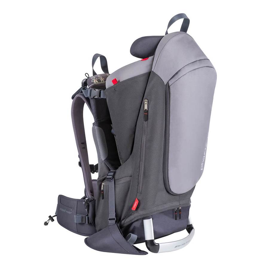 Phil&Teds Escape Baby Carrier - Lightweight & Ergonomic Infant Carrier for Hiking, Travel & Everyday Use - Hands-Free Baby Wearing for Active Parents