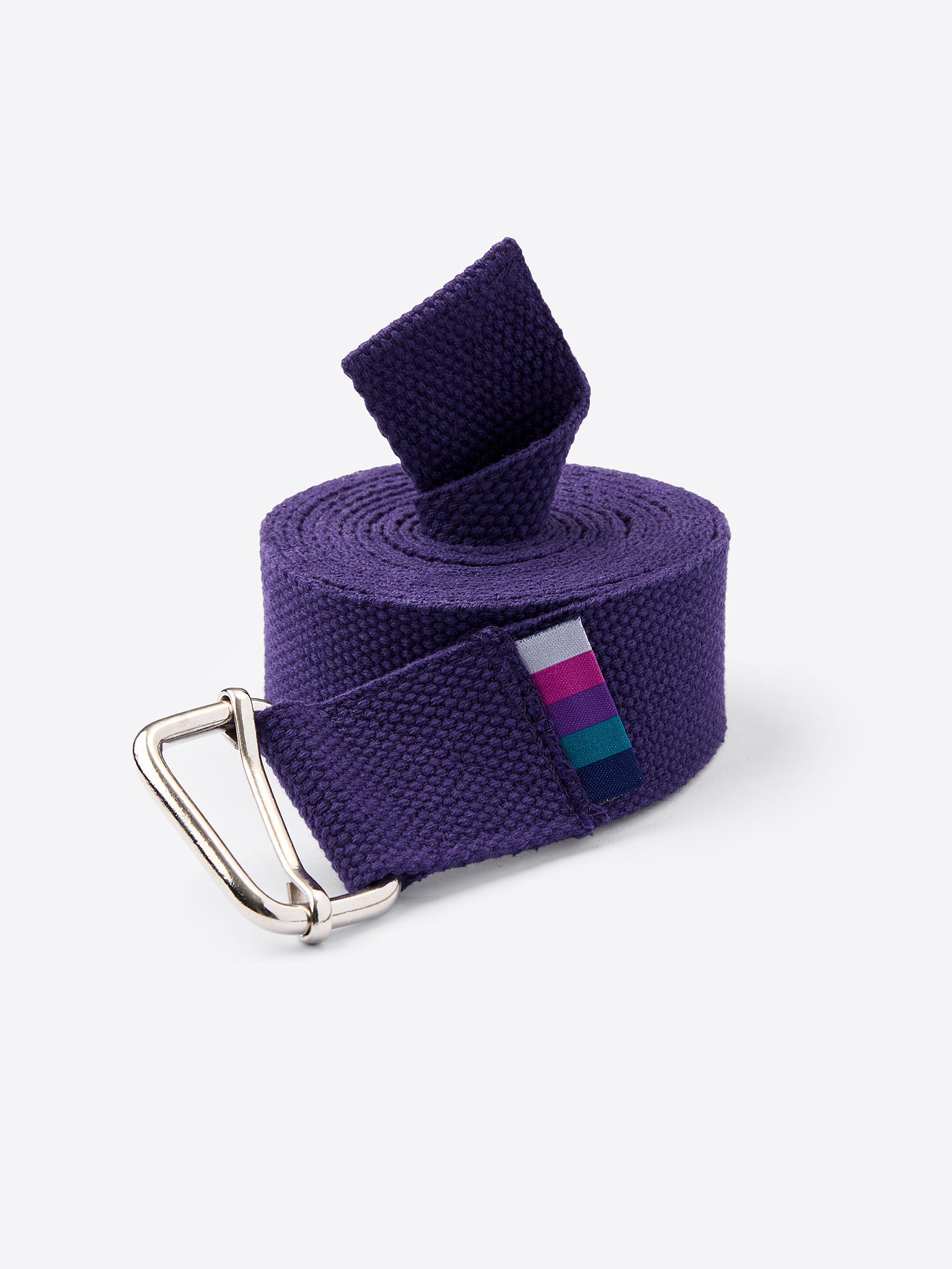 Organic Cotton Wide Yoga Belt for Stretching & Flexibility - Premium Yoga Strap for Poses, Pilates & Physical Therapy - Ideal for Home, Studio & Travel Use