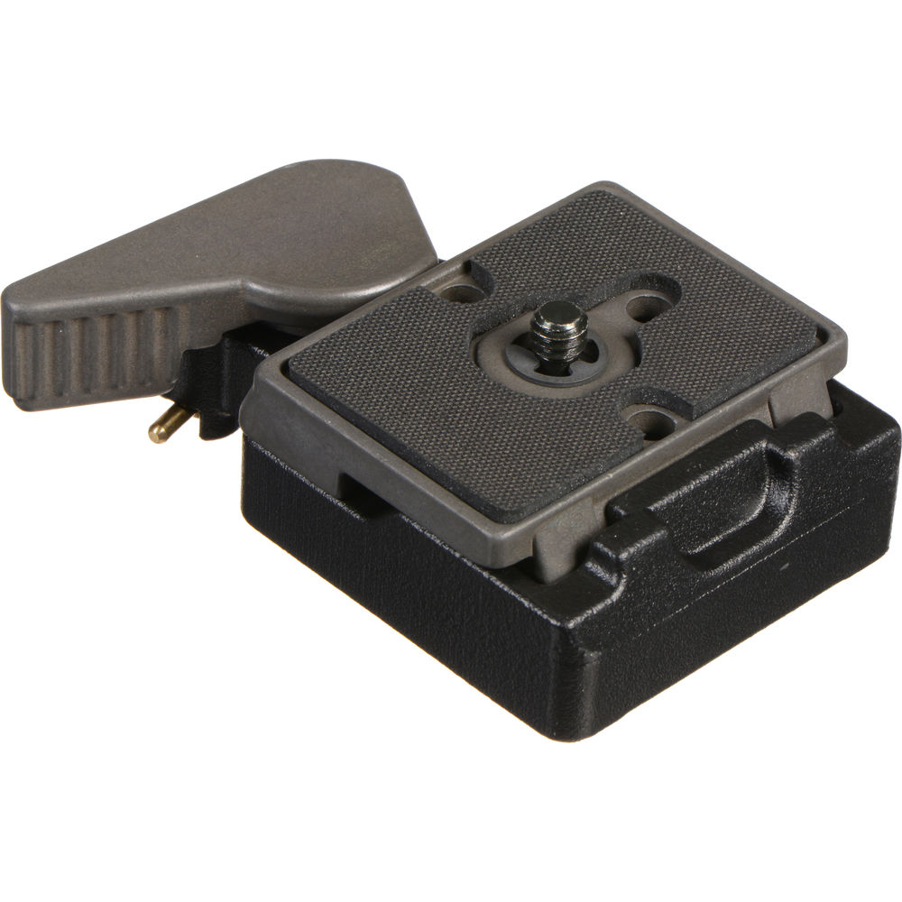 Manfrotto 323 RC2 Quick Release Adapter with 200PL-14 Plate - Professional Camera Mounting System for DSLR, Mirrorless & Video Cameras - Perfect for Photography, Videography & Studio Setups