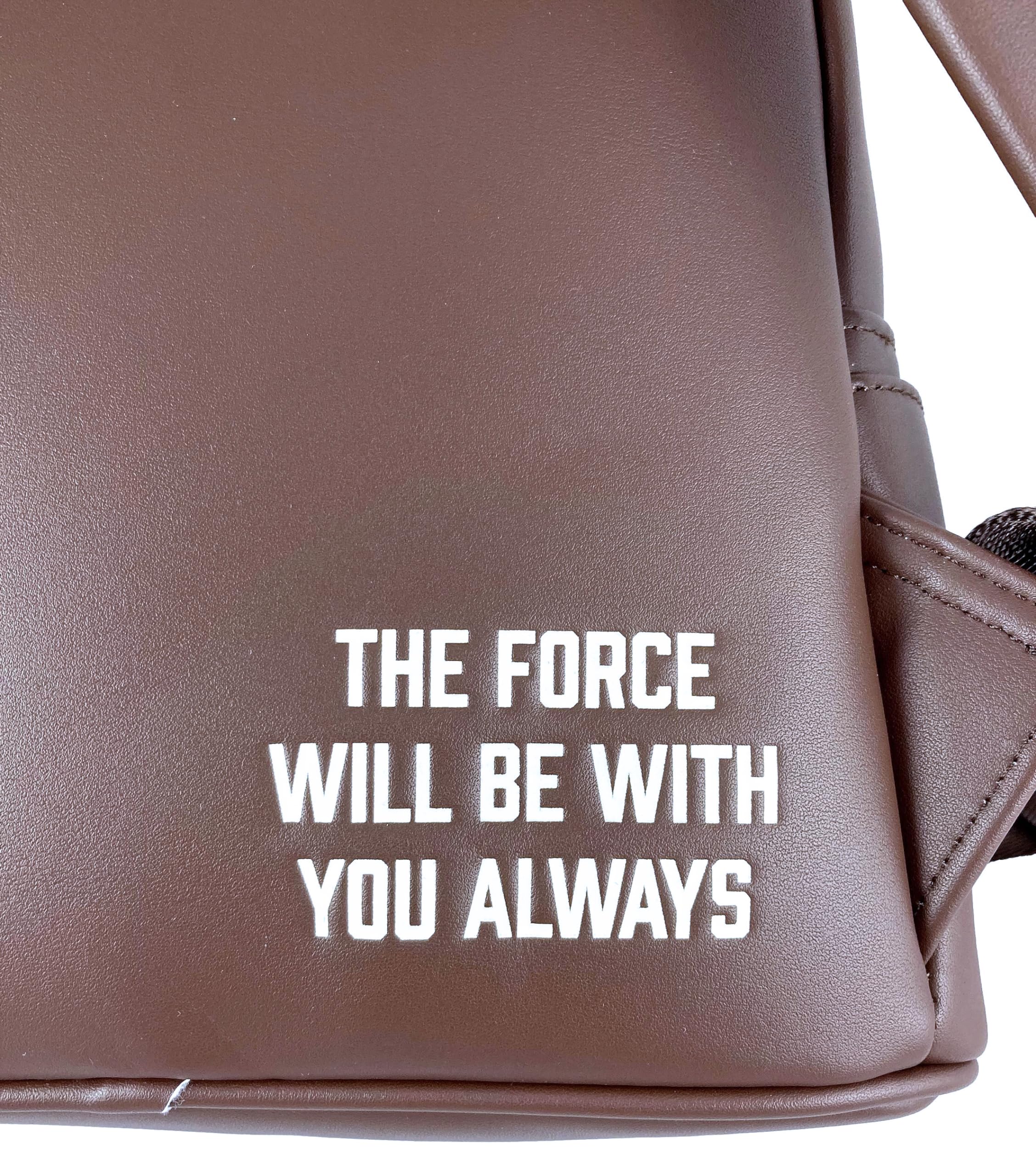 Loungefly Star Wars Obi Wan Kenobi Cosplay Women's Double Strap Shoulder Bag Purse - Stylish Crossbody Bag for Disney Fans, Comic Con & Everyday Use