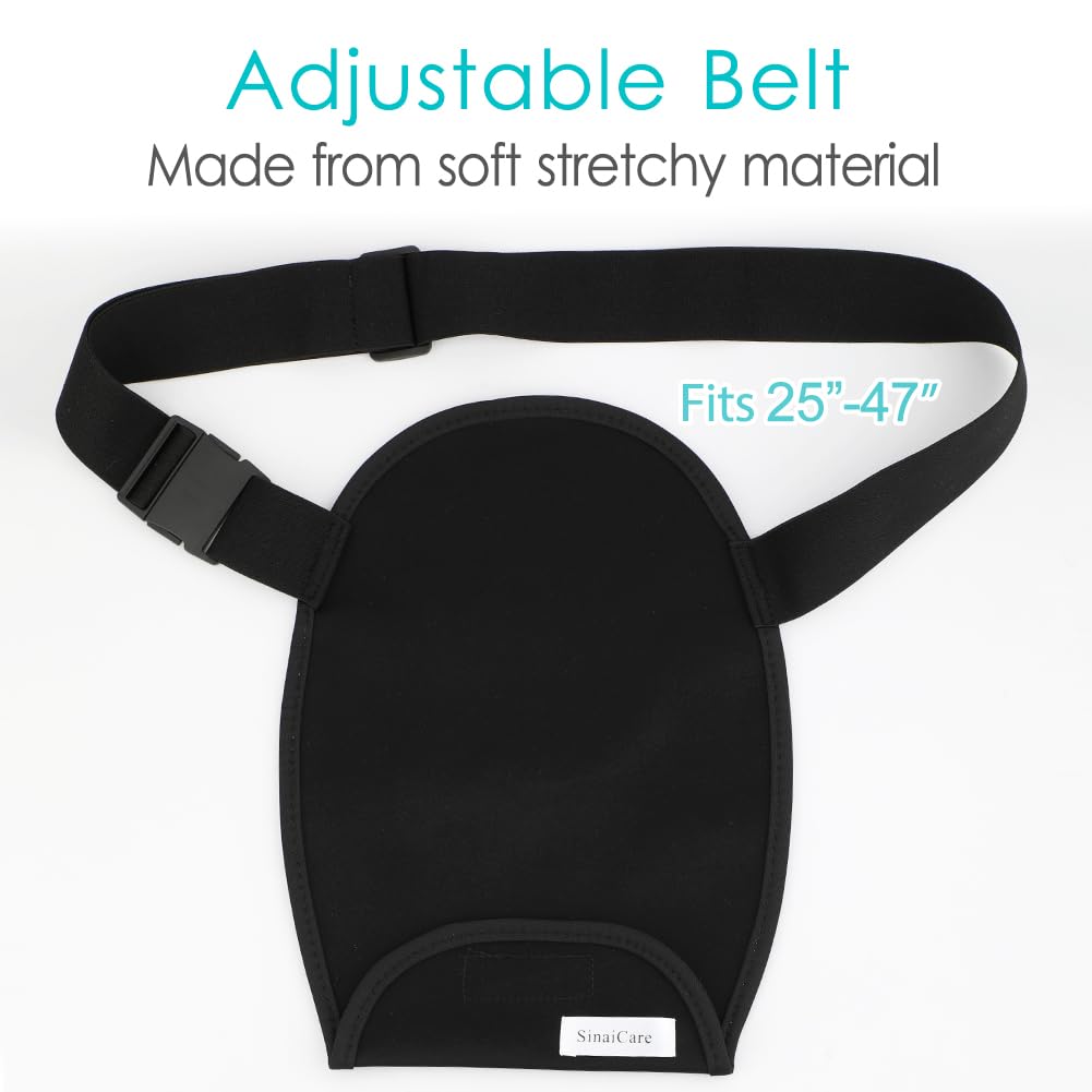 2Pcs Waterproof Ostomy Bag Cover - Reusable, Leak-Proof Colostomy & Ileostomy Supplies with Adjustable Belt for Shower & Daily Use | Washable Stoma Protection for Active Lifestyle