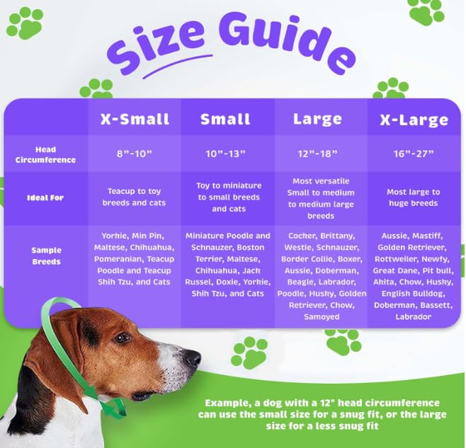 Happy Hoodie The Original Calming Band for Dogs & Cats - Anxiety Relief & Noise Canceling for Fireworks, Thunderstorms, Grooming - Dog Calming Aid Since 2008 (X-Large, Blue) - Perfect for Vet Visits, Travel & Stressful Situations