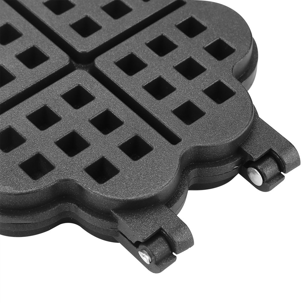 **Diyeeni Heart-Shaped Waffle Maker - Non-Stick Belgian Waffle Iron with PTFE Coating & Heat-Resistant Handle - Perfect for Breakfast, Brunch, and Family Gatherings**