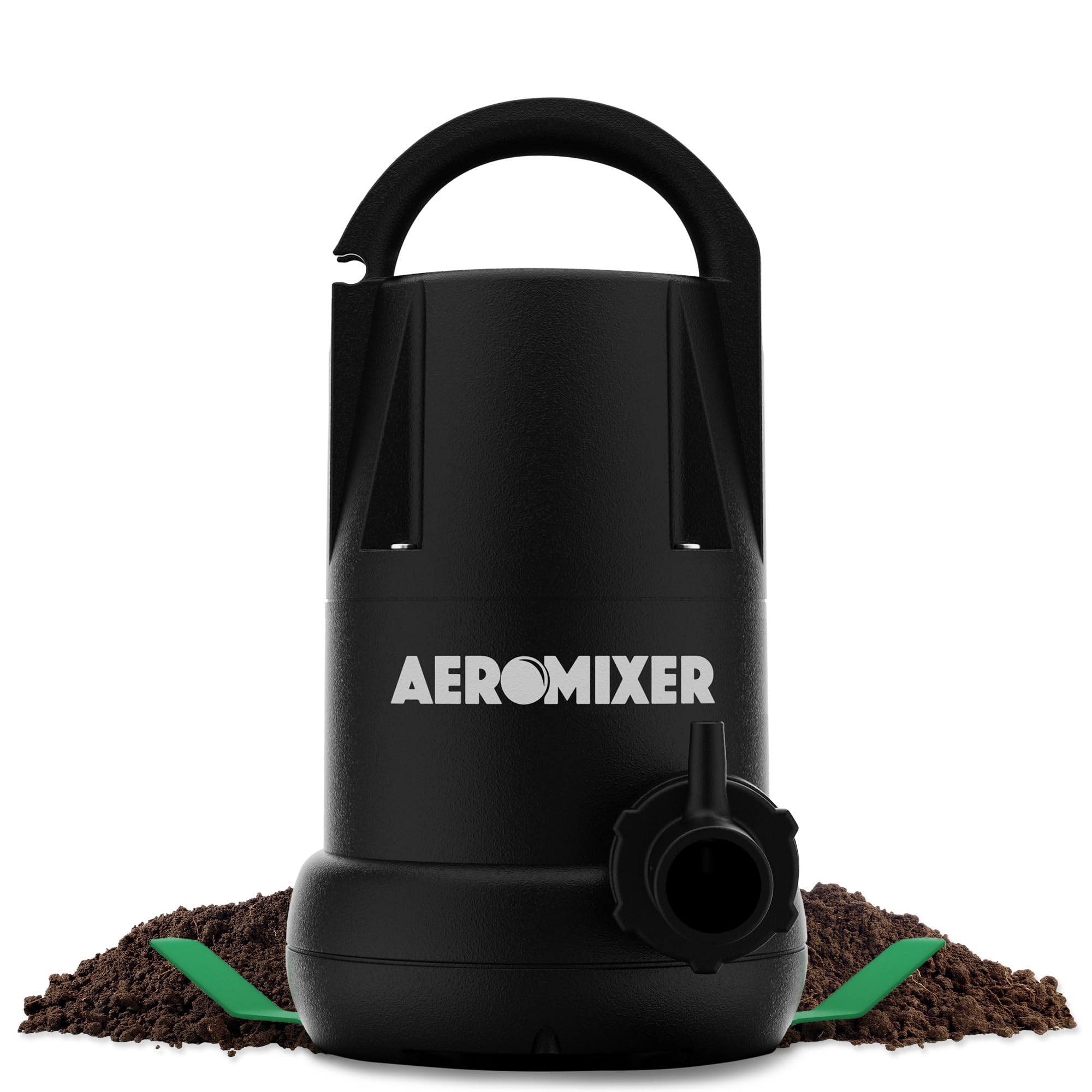 AEROMIXER MINI 1/4 HP Submersible Mixing & Aerating Pump - Water Mixer for Synthetic Fertilizer & Garden Ponds | Water Aerator Pump for Hydroponics, Aquariums & Outdoor Gardening | Submersible Water Pump for Fountains & Irrigation Systems