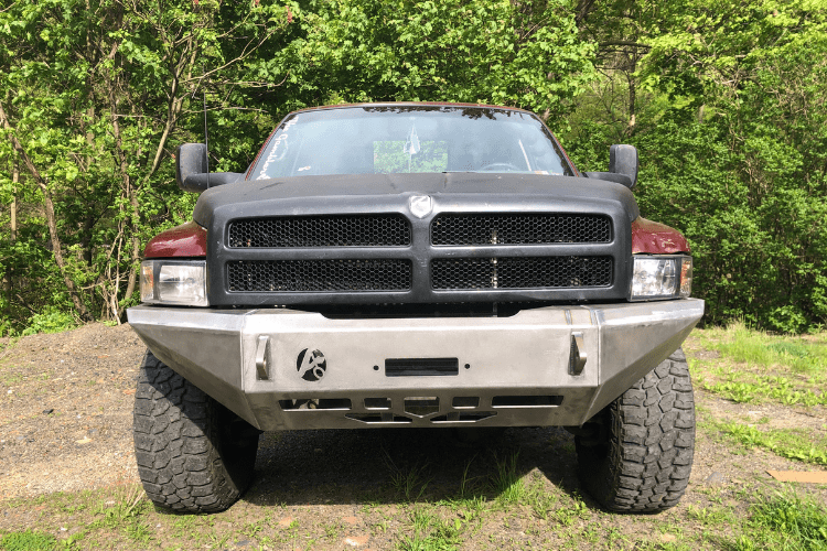 Affordable Offroad Front Bumper for Dodge Ram 1500 (1993-2002) - Modular Plain Design for Enhanced Protection & Style | Perfect for Off-Roading, Truck Upgrades & Adventure Enthusiasts