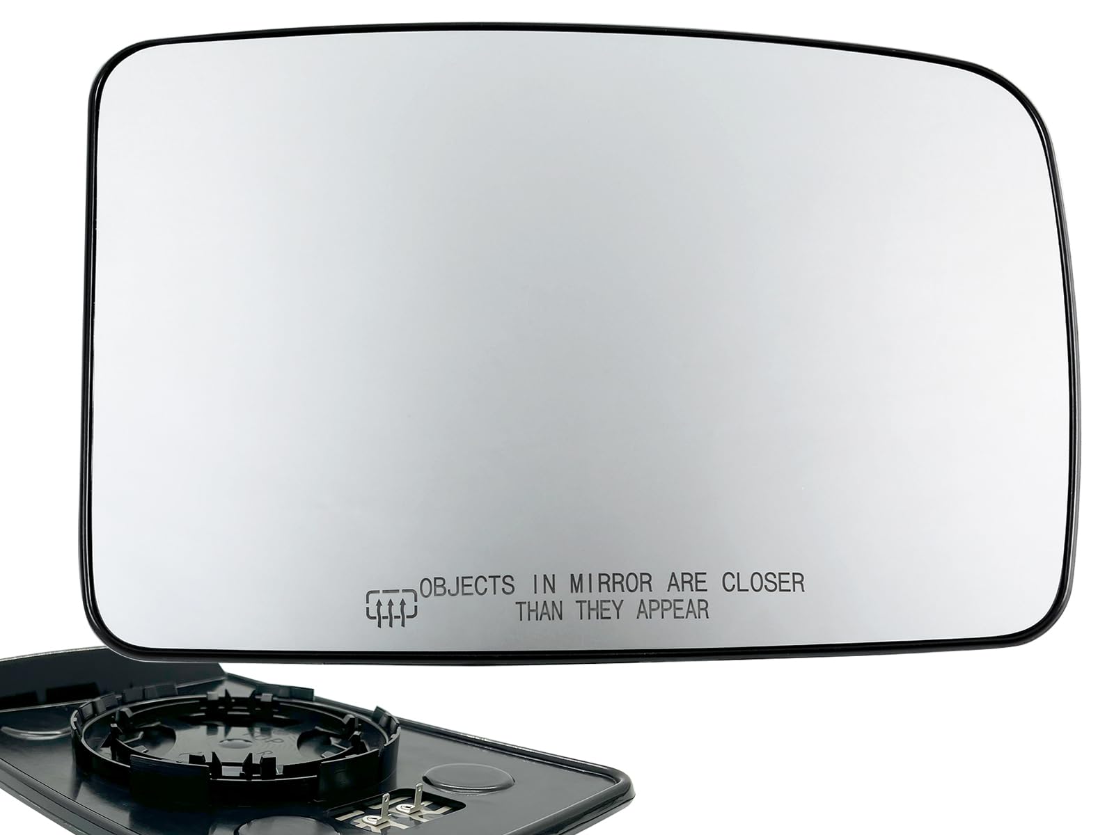 2003-2006 Ford Expedition & Lincoln Navigator Passenger Side Power Heated Exterior Rear View Mirror Replacement Glass - Right Side 2L1Z17K707AB FO1325143 - Perfect for Winter Driving, Defrosting & Enhanced Visibility