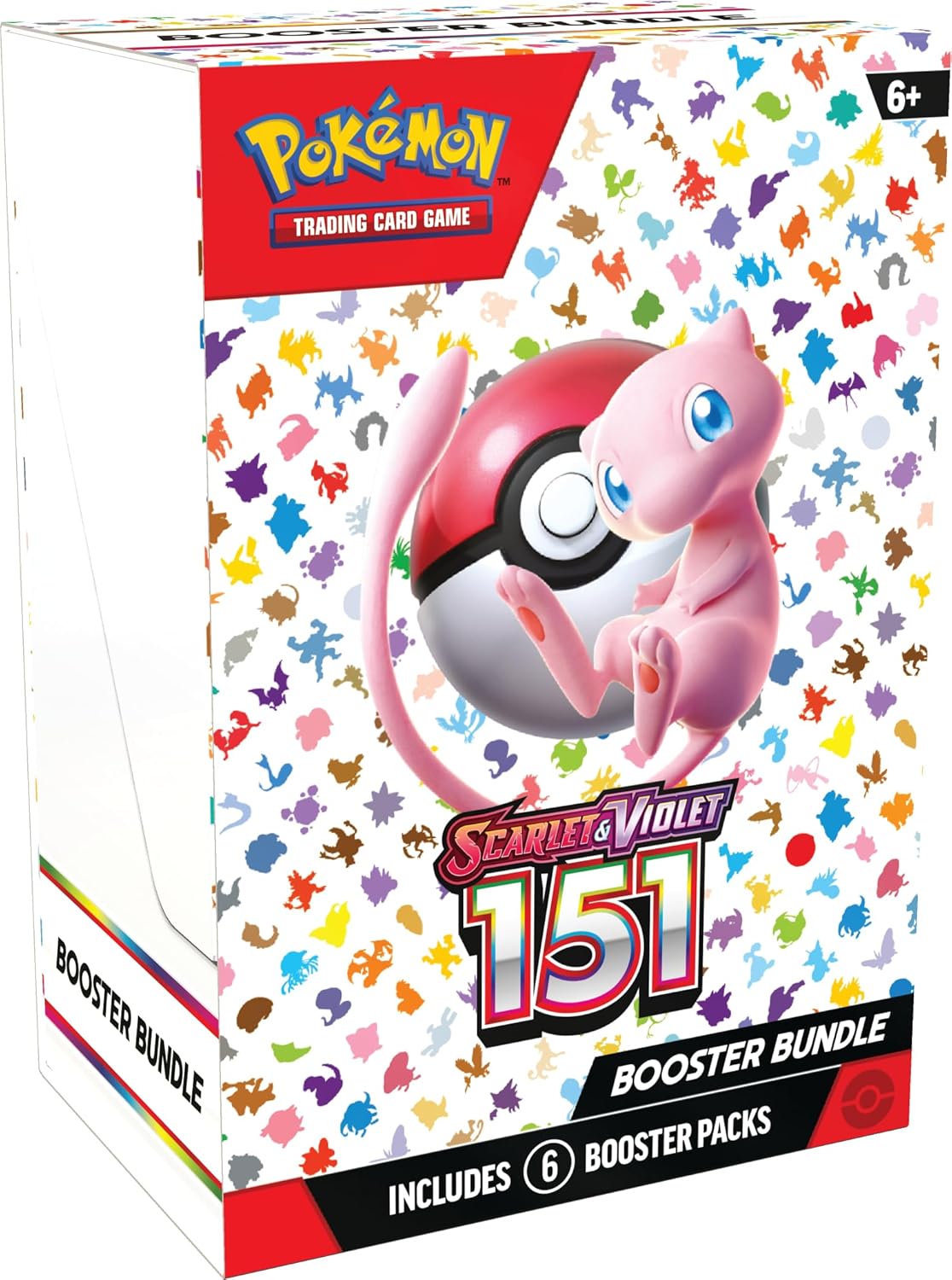 Pokemon 151 Booster Bundle - 6 Booster Packs | Official Pokemon TCG Expansion | Collectible Trading Cards for Battles & Gifts