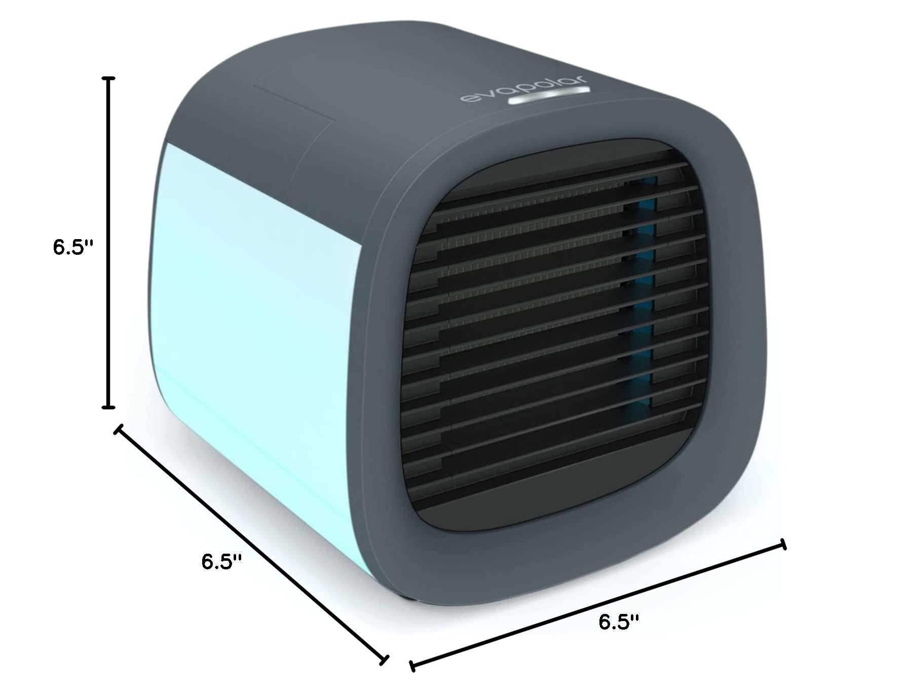Evapolar evaCHILL Portable Air Conditioner | Personal Evaporative Cooler & Fan for Desk, Office, Car, Camping | Compact Cooling Solution for Home, Travel & Outdoor Use - Grey
