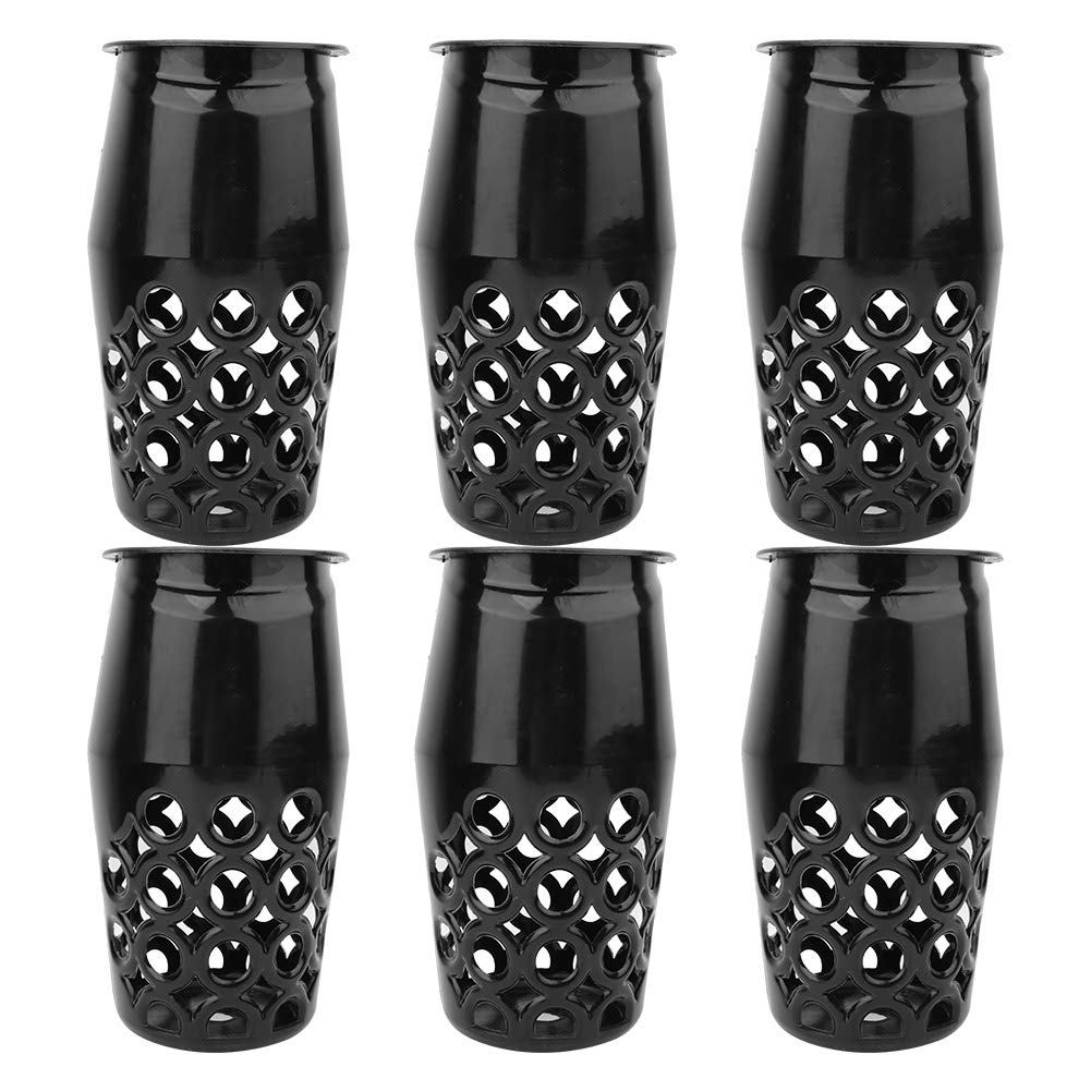 6PCS Plastic Snooker Baskets - Durable Pool Table Pockets for Billiards & Snooker (24cm) - Convenient Storage Solution for Game Rooms, Bars, and Home Entertainment Spaces