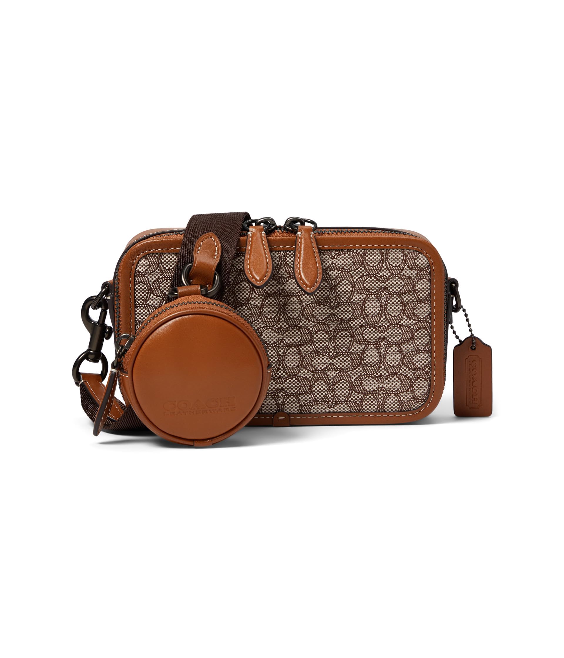 Coach Charter Slim Crossbody Bag in Micro Signature Jacquard - Stylish & Compact Purse for Women, Perfect for Everyday Use, Travel & Date Nights