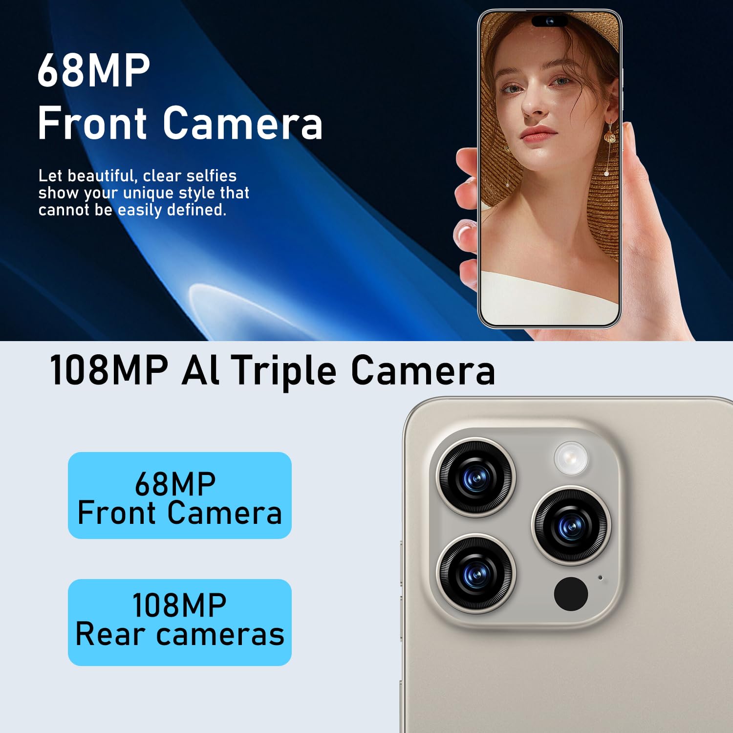 Unlocked I16 ProMax Smartphone - 6.99