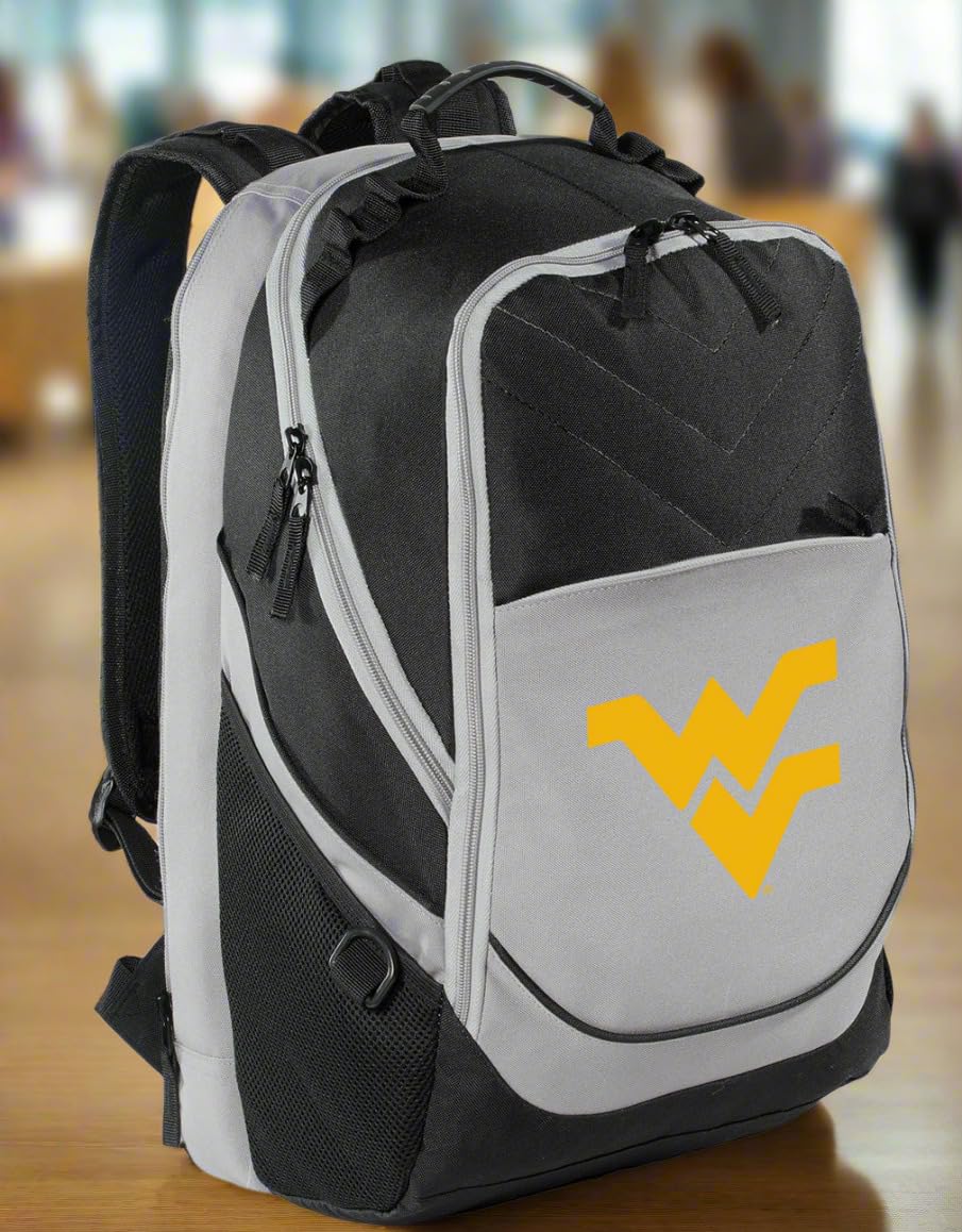 West Virginia University Backpack WVU Laptop Computer Bag - Durable & Stylish for Campus, Travel & Work