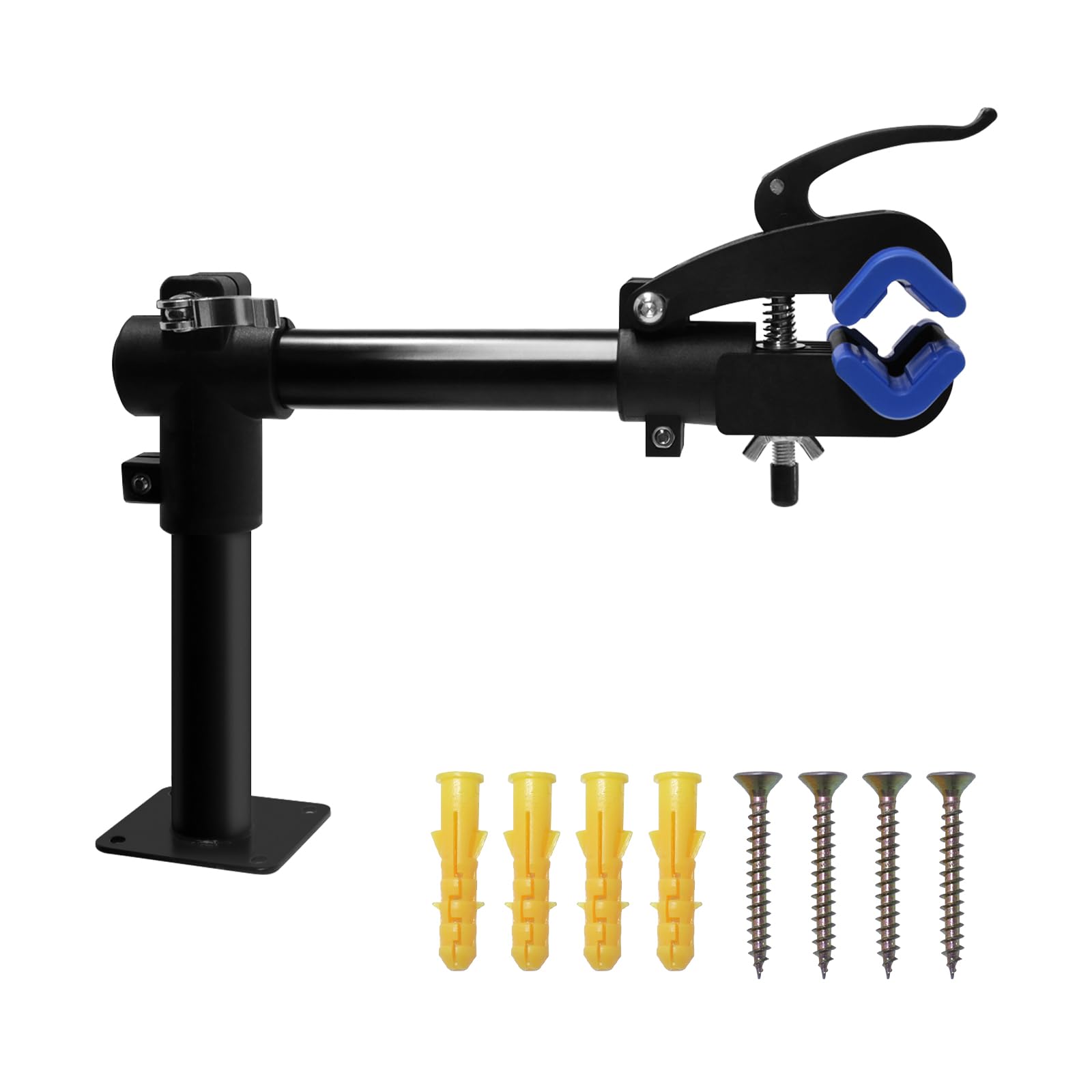 ZTZ Bench-Mounted Bike Repair Stand - 360° Adjustable Clamp for Home Bicycle Maintenance - Compatible with Mountain, Road, E-Bike & Folding Bikes - Perfect for DIY Repairs & Tune-Ups in Garage or Workshop