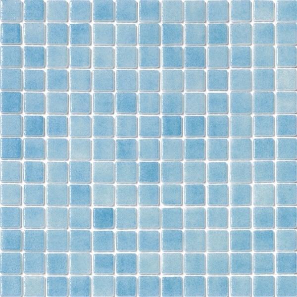 Non-Slip Recycled Glass Tile in Celestial Blue - Eco-Friendly Bathroom & Kitchen Flooring for Wet Areas